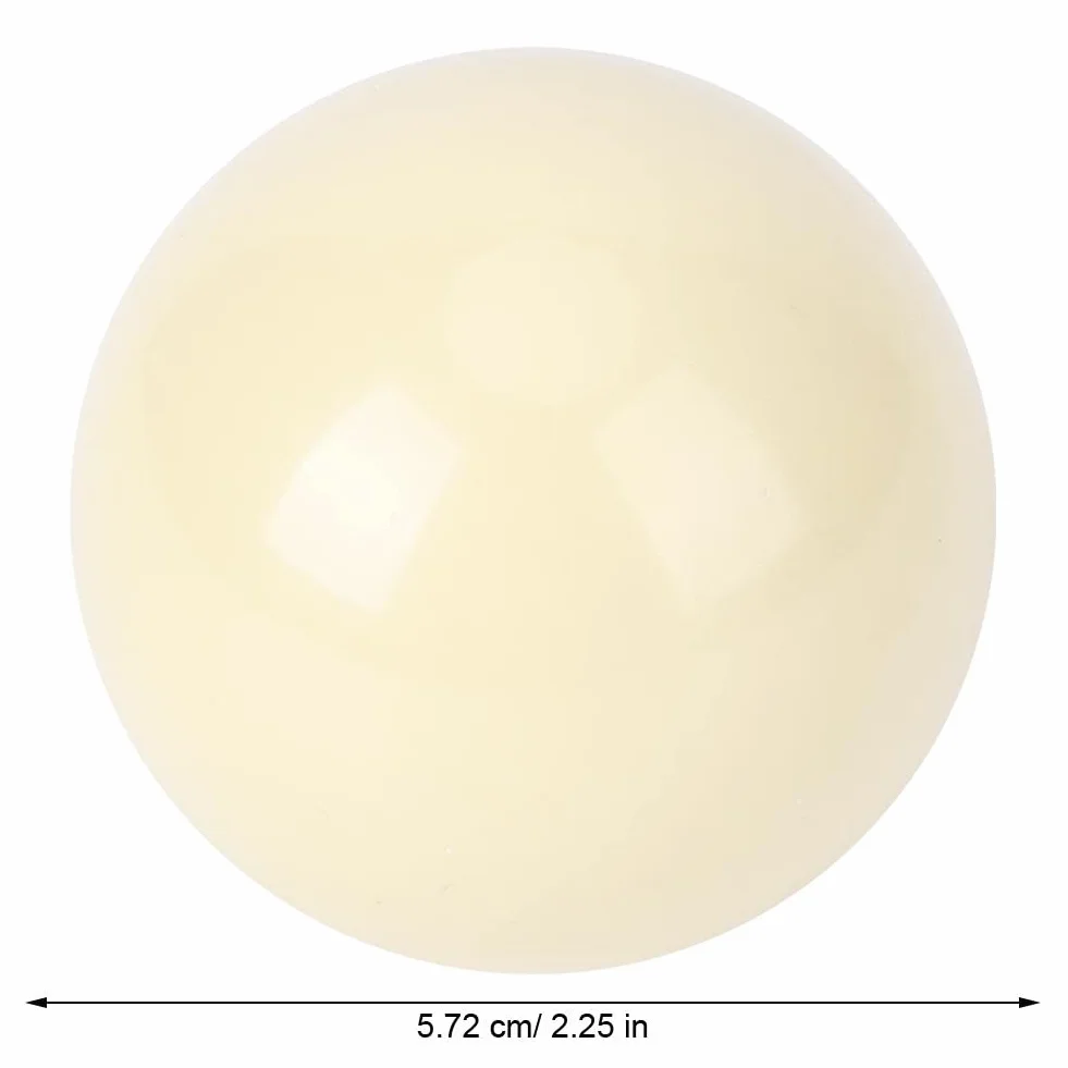 Bolas de billar blancas 5,72 cm - Pack de 2