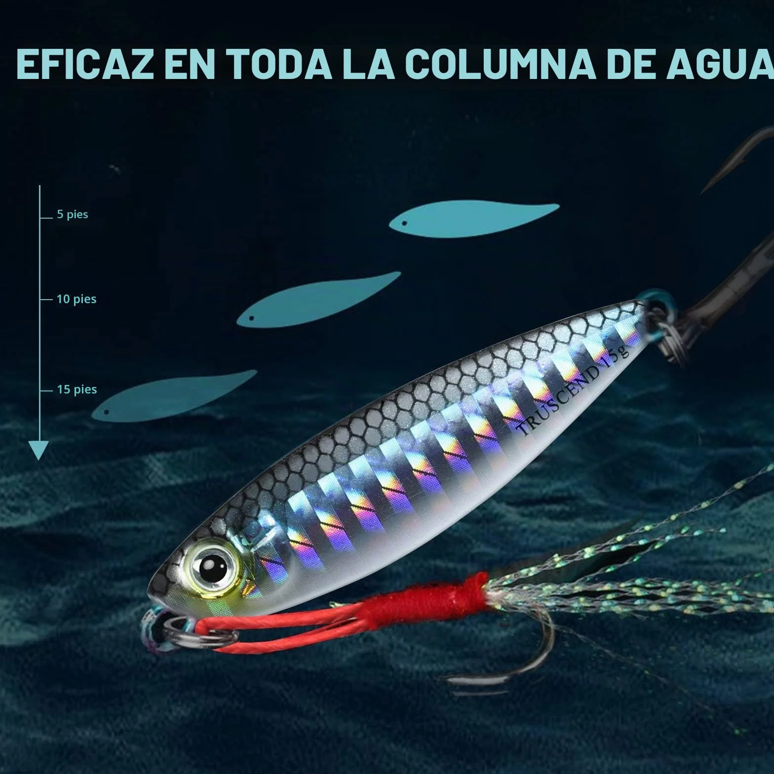 TRUSCEND Señuelos Giratorios para Pesca, Spinners Doble Cuchilla para Trucha, Lubina, Salmón