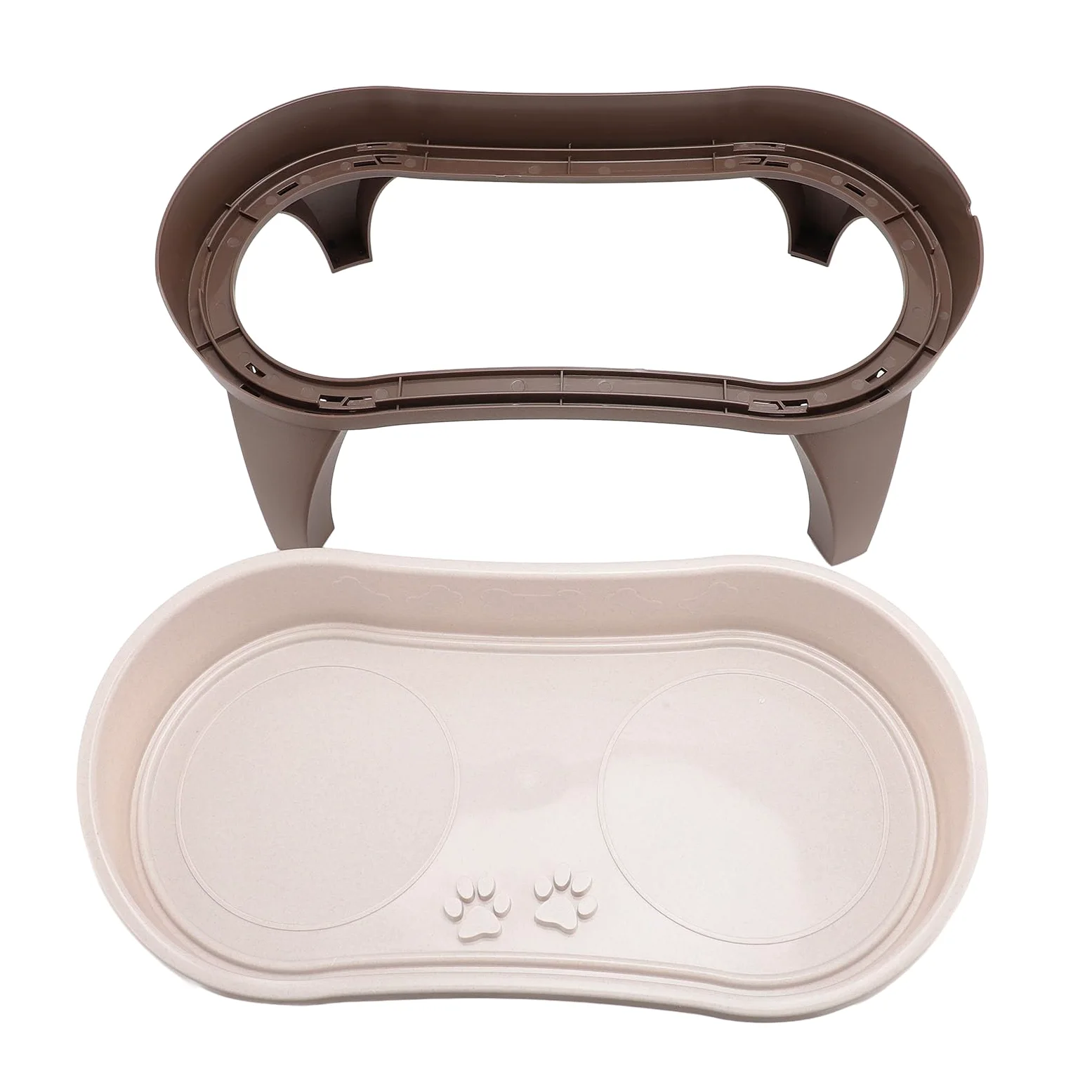 Comedero elevado para mascotas, columna cervical, soporte antideslizante para perros, fácil de montar, soporte elevado para mascotas