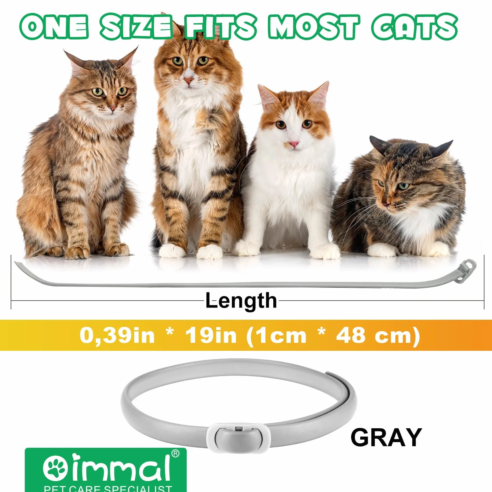 Collar De Gato, 4 Paquetes De Collar De Pulgas, Collar De Pulgas Y Collar De Garrapatas, Collar De Gato Impermeable Ajustable, Suave Y Cómodo, Protección Efectiva Durante 24 Meses