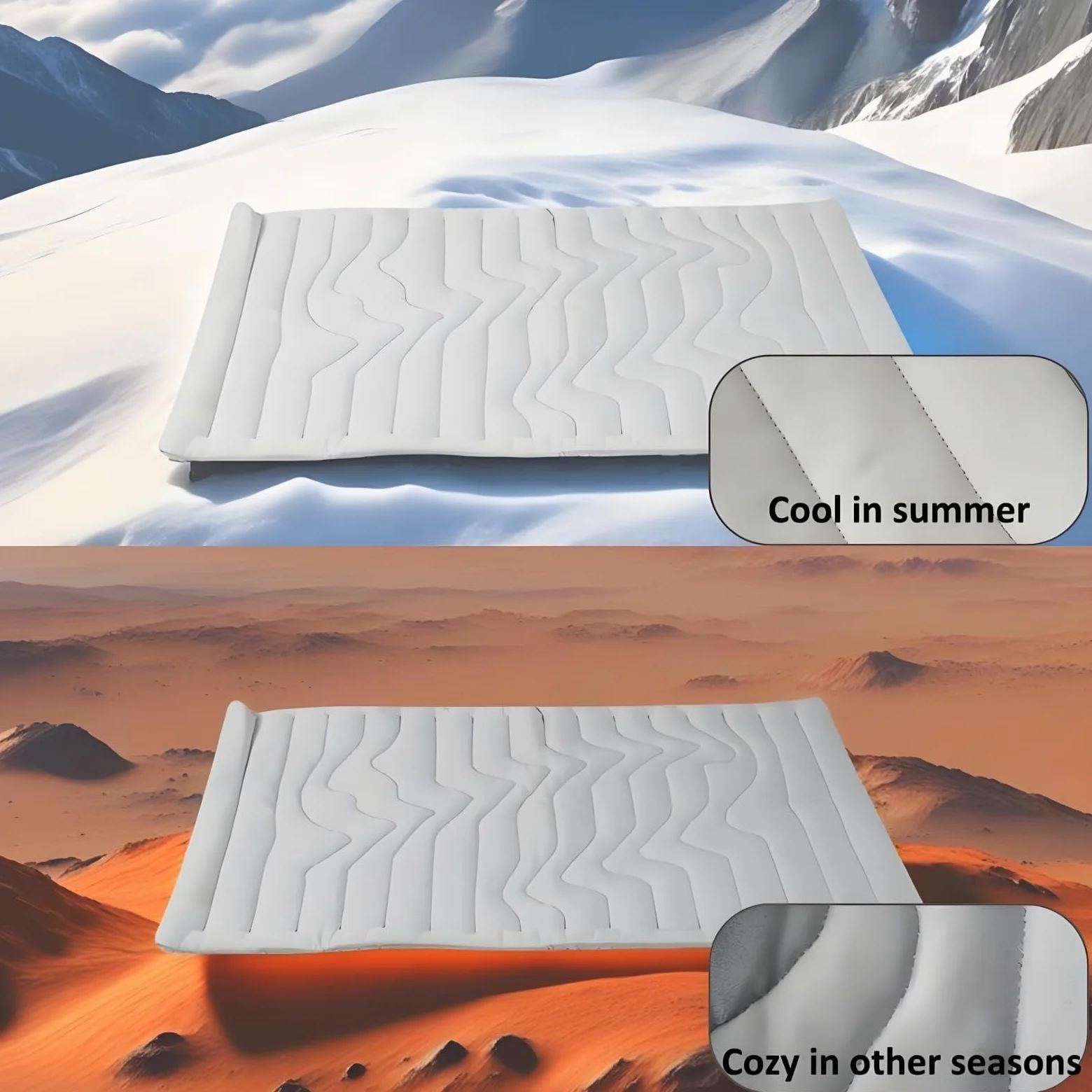 Alfombrilla de refrigeración para perros, gatos, manta para perros, cama portátil para verano, antideslizante, lavable, ideal para uso en interiores y exteriores