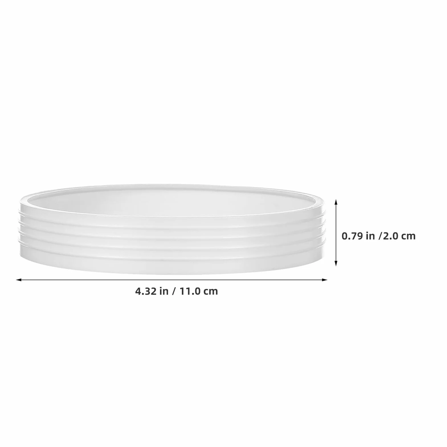 SOIMISS Anillos Blancos para Hoyos de Golf de 8 Piezas en Plástico PP