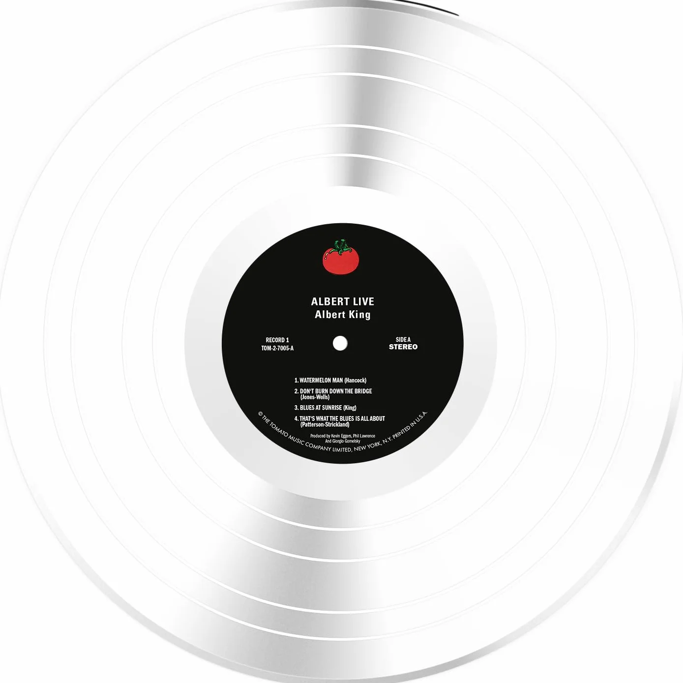 Albert Live Tomato Records Blanco Y Negro 2LP