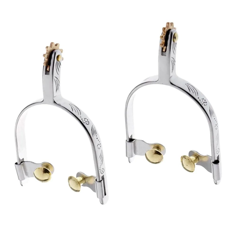 Espuelas para montar a caballo con engranaje Accesorios de entrenamiento para todas las botas de montar