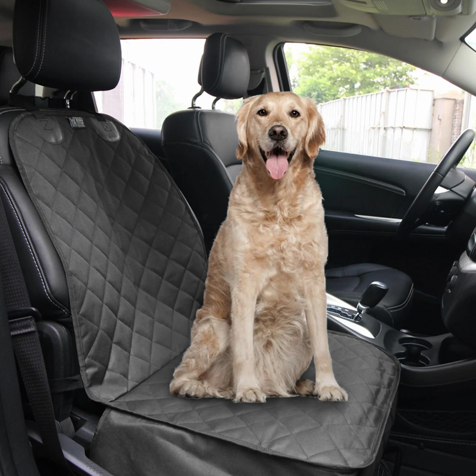 Funda Perros Coche Manta de Coche para Perro, Funda Protectora para Asiento de Coche, Almohadilla para Perro, arnés de Seguridad de Viaje Protector Coche Perros
