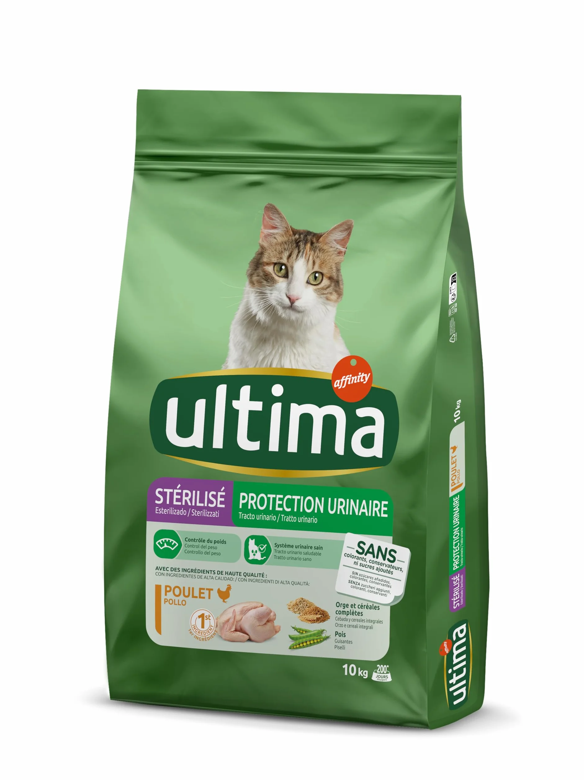 Ultima Esterilizado Tracto Urinario - Pienso para Gatos Esterilizados con Pollo -10kg