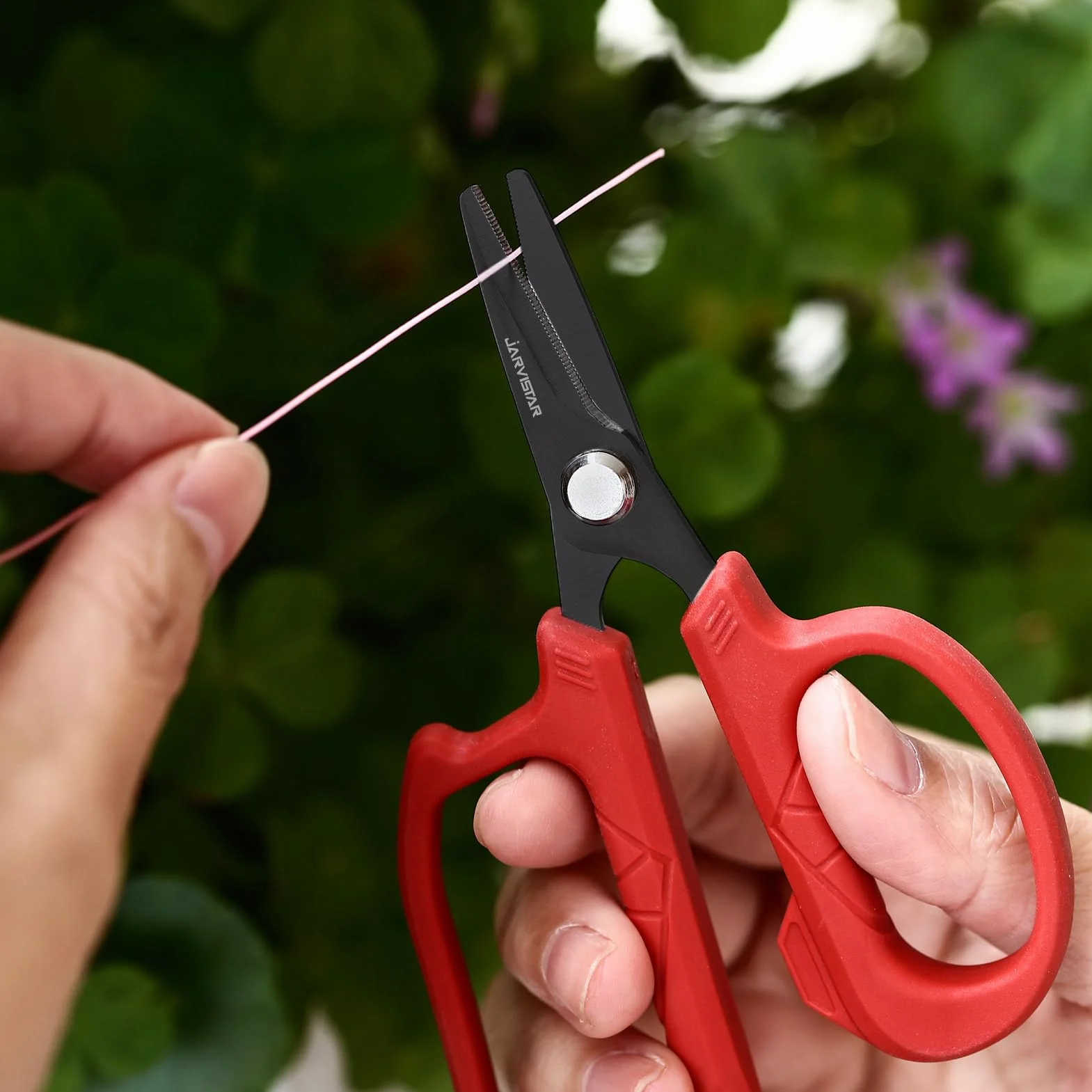 JARVISTAR Tijeras de Pesca 12cm Acero Inoxidable para Agua Salada y Dulce