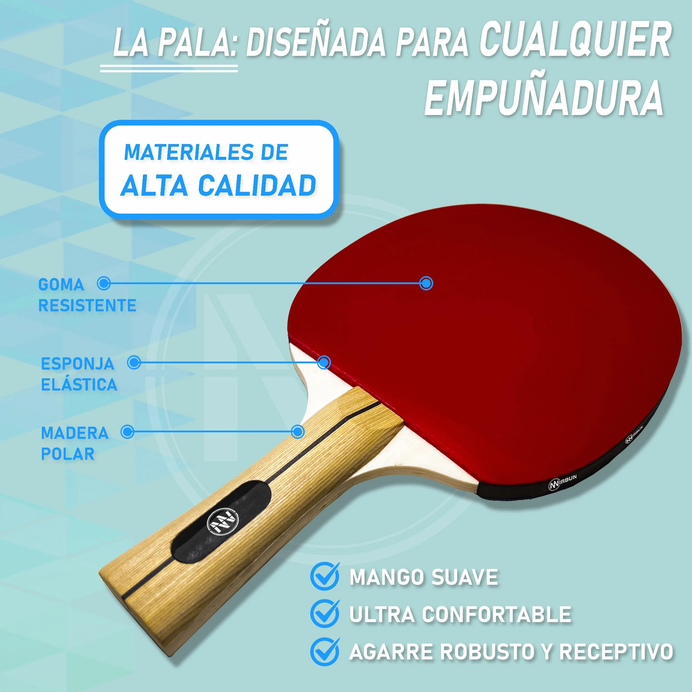 Set Ping Pong Profesional Red Extensible Palas Pelotas 3 Estrellas Portátil