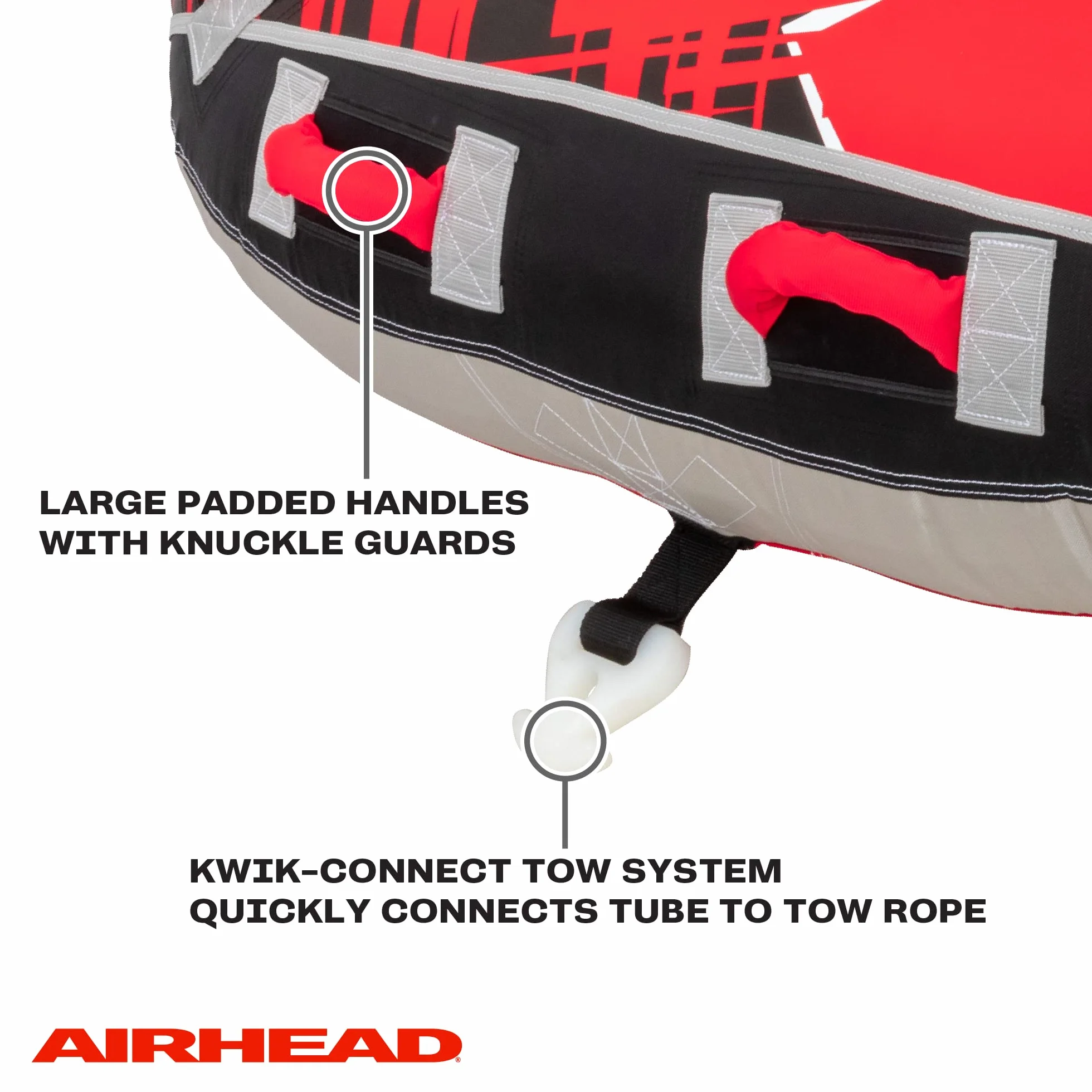 AIRHEAD G-Force Tubo remolcable 1-4 Jinetes para navegación