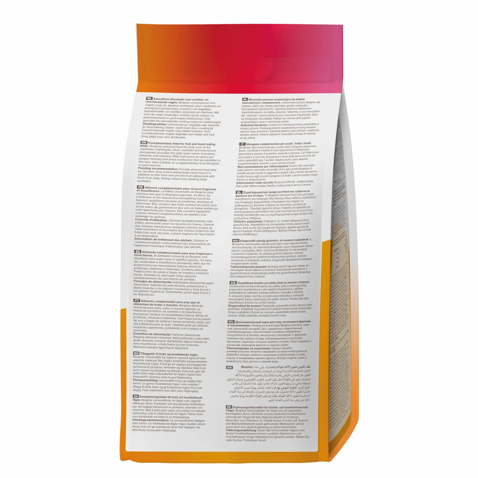 Beaphar ALIMENTO Universal Aves - 1KG