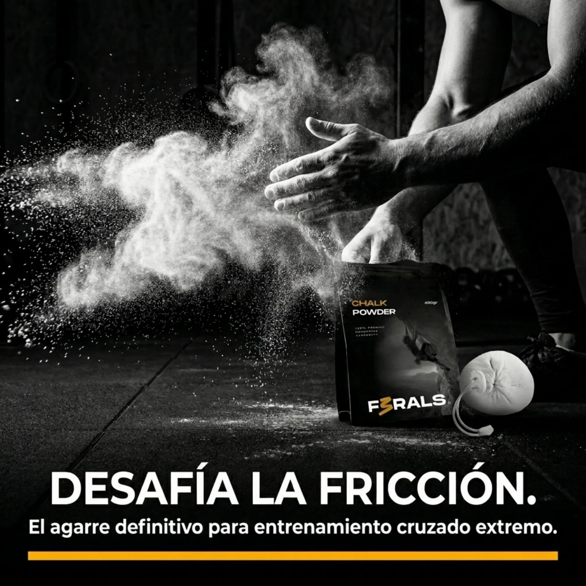 Magnesio en Polvo para Escalada con Bola de Magnesio | Agarre Antideslizante para Gimnasio y Pesas