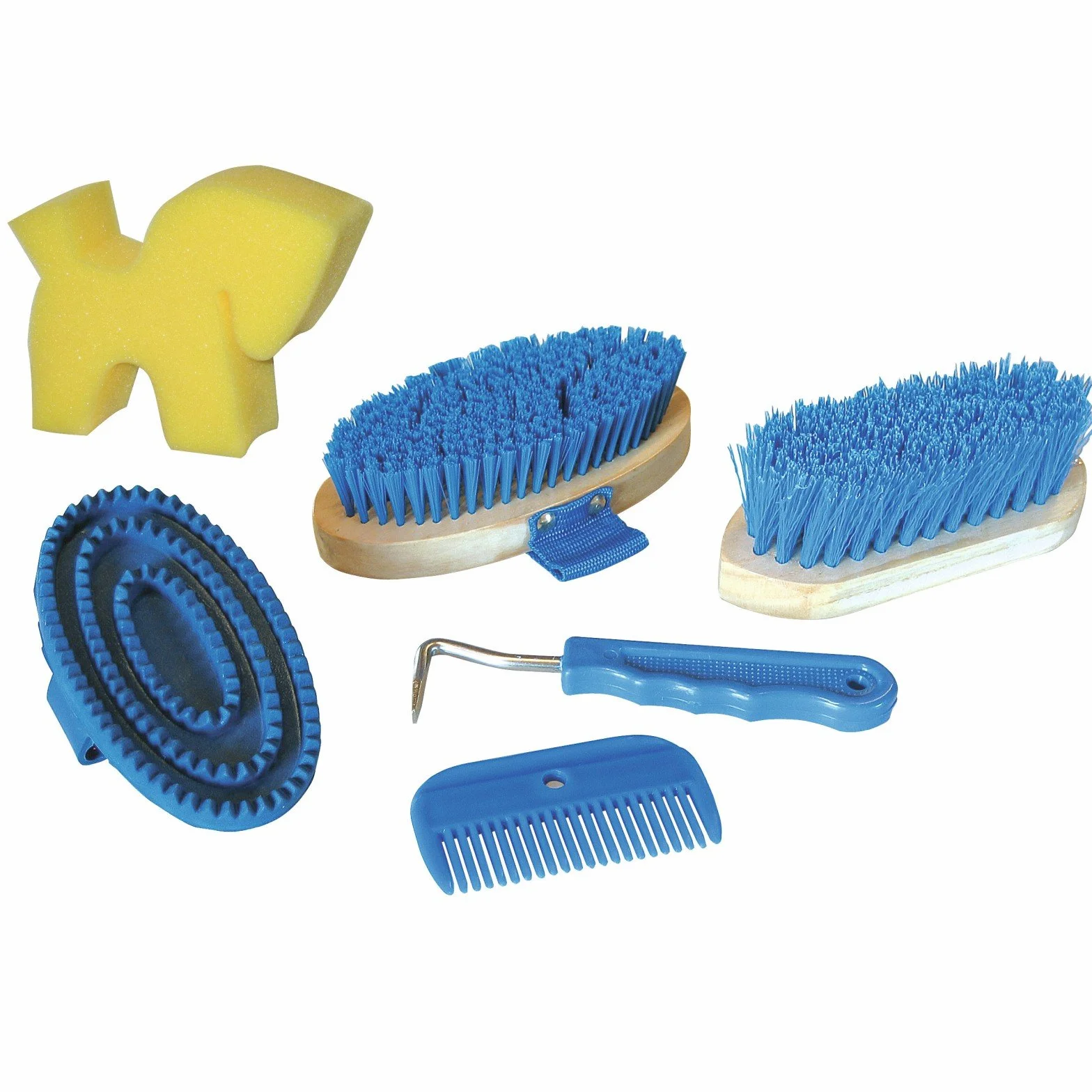EXCELLENT Suministros Para El Caballo Kit De Aseo Con 7 Productos En Mochila Rosa