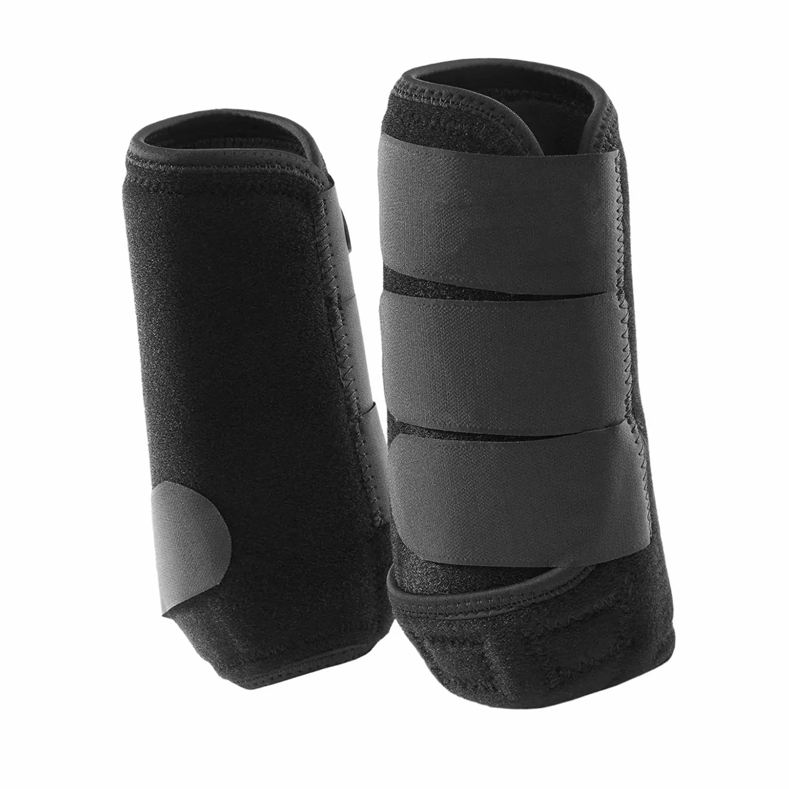 2X Protectores de Patas Delanteras y traseras para Caballos, con absorción de Impacto, para Entrenamiento, equitación y Equipo Ecuestre