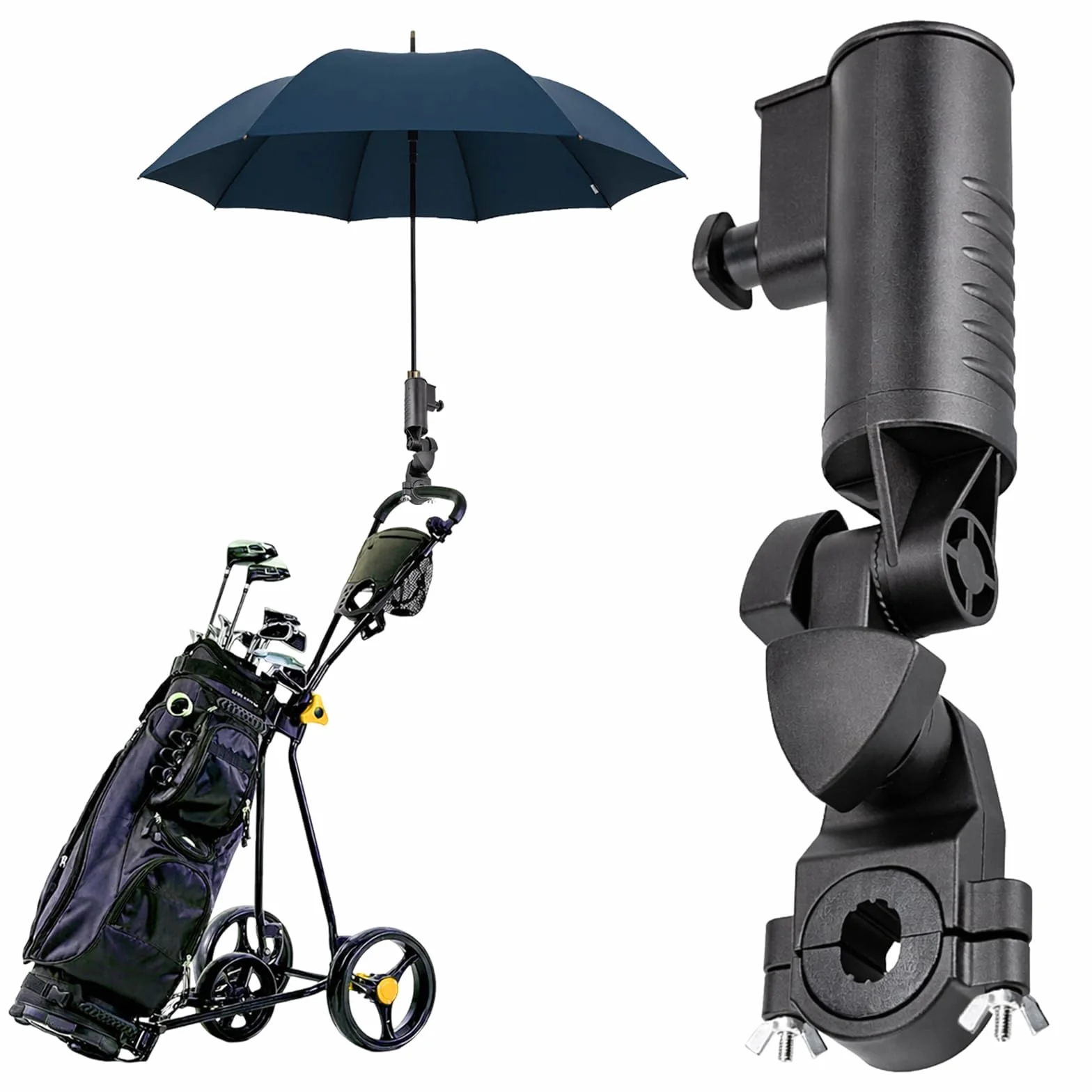 Soporte universal para paraguas 15 mm 25 mm 30 mm 38 mm para carrito de golf bicicleta cochecito