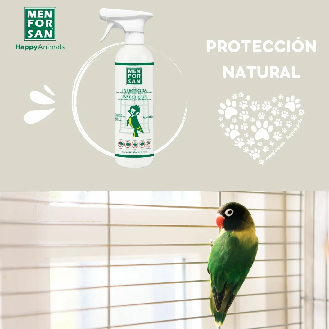 MENFORSAN Insecticida Aves - 750 ml, El embalaje puede variar