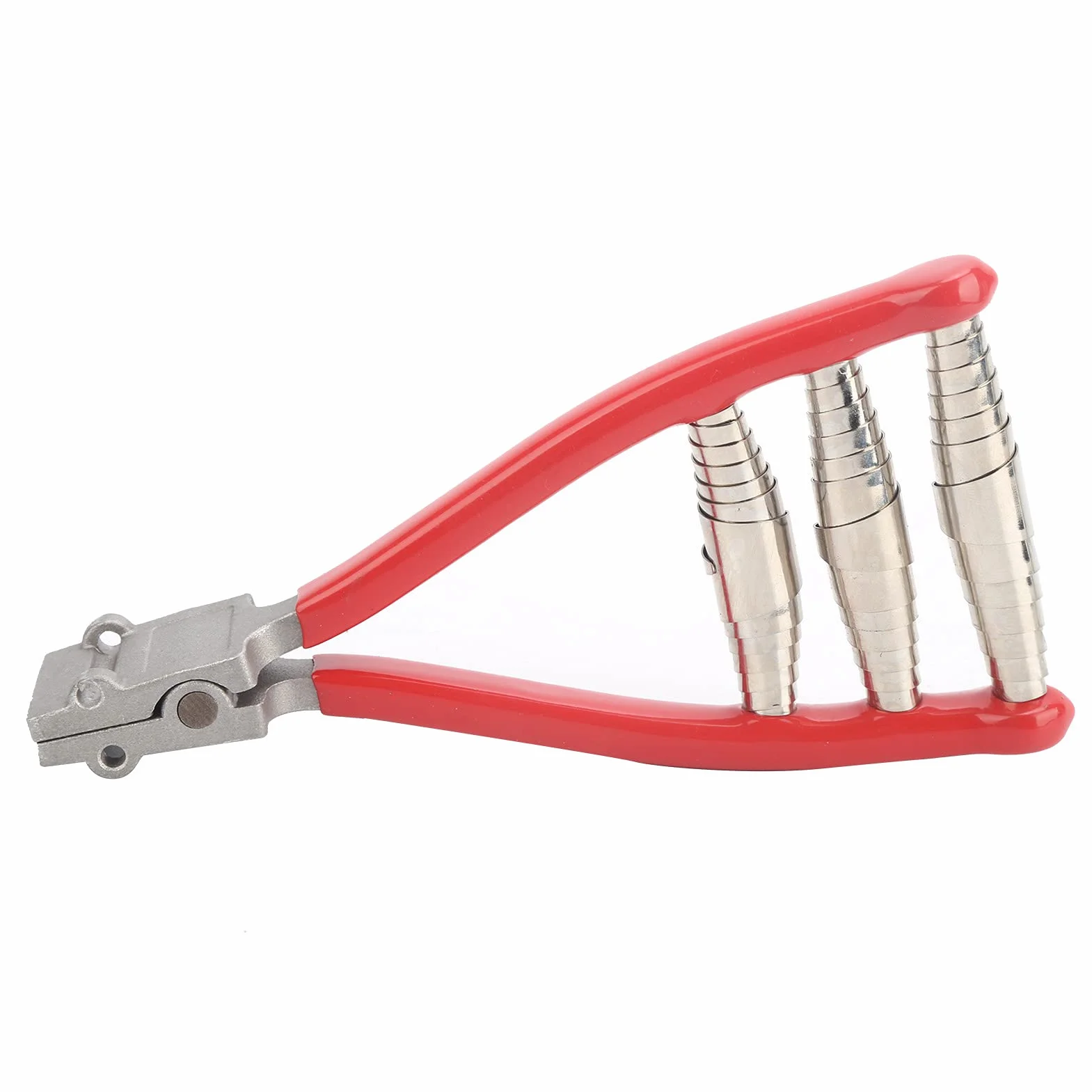Yosoo Health Gear Abrazadera para Encordar Raquetas de Tenis y Bádminton, Herramienta de Aluminio y Plástico con 3 Resortes