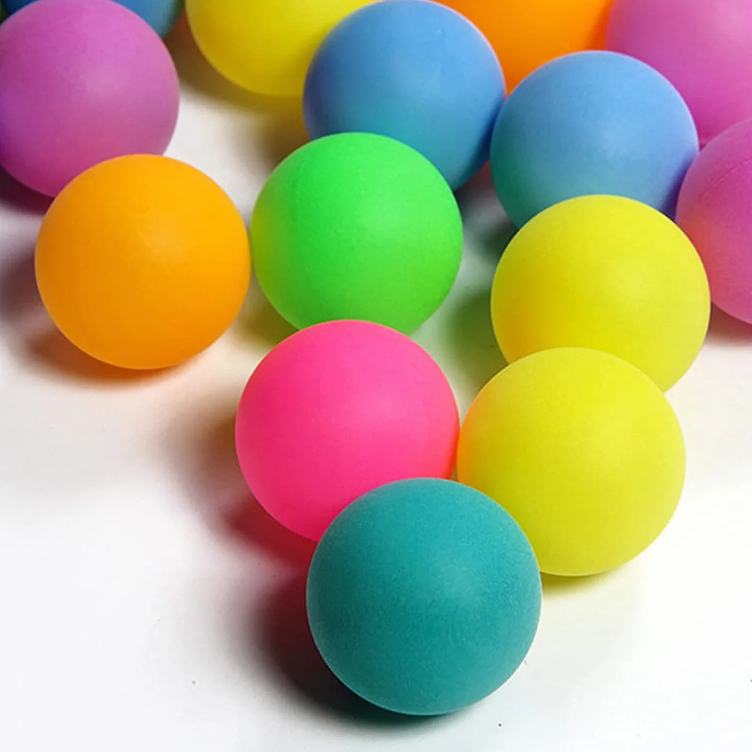 Pelotas De Ping Pong Tenis De Mesa con Emojis Reutilizable para Juegos Entrenamiento