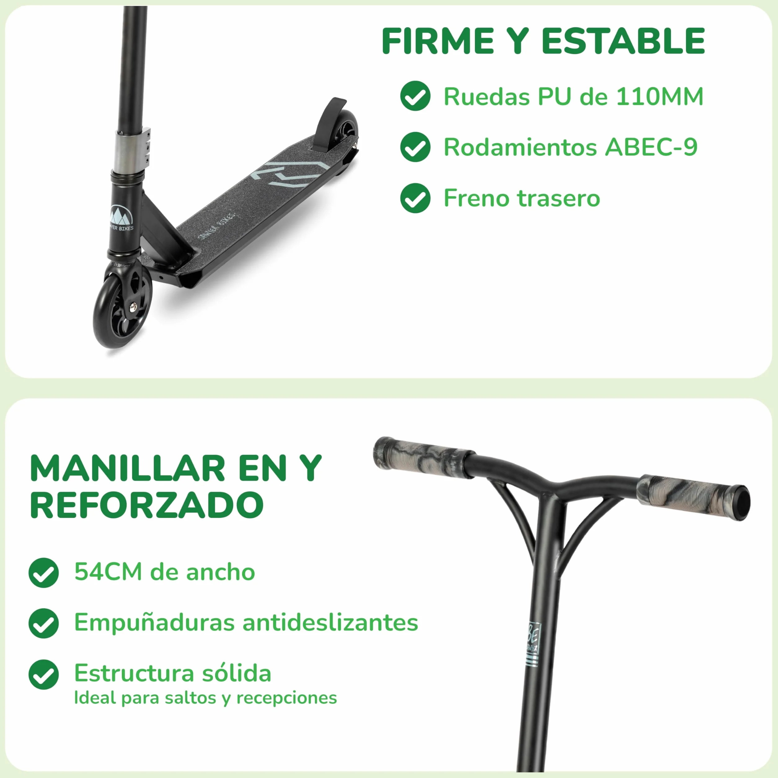 Sawyer Bikes Patinete Freestyle Niños +10 Años Adultos