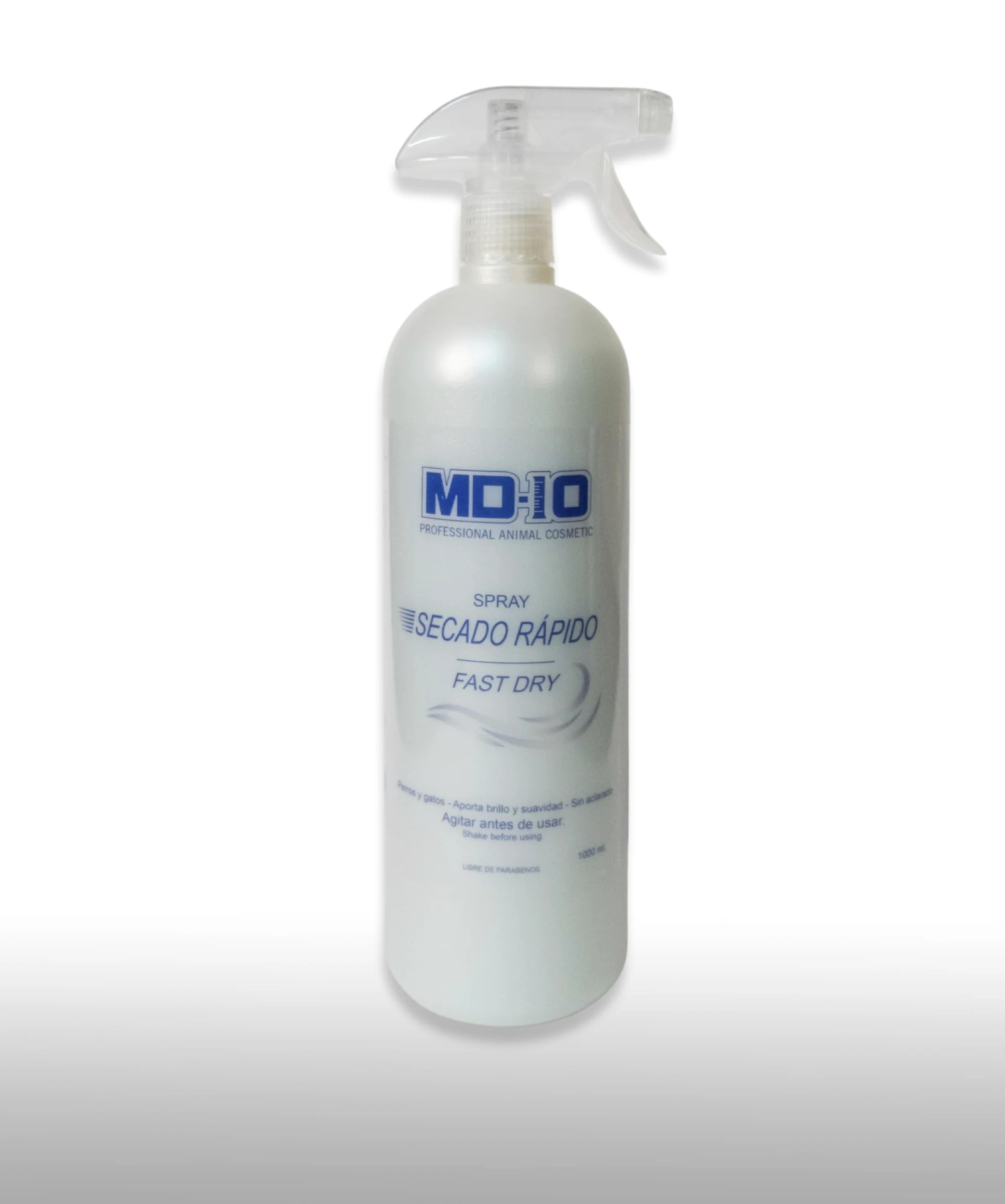 Acondicionador para Perros y Gatos- Spray de Secado Rápido - Fórmula Dermoprotectora y Vegana - Sin Parabenos ni Siliconas - Aporta Brillo y Suavidad - Sin Aclarado - 5 L - MD10 Collection