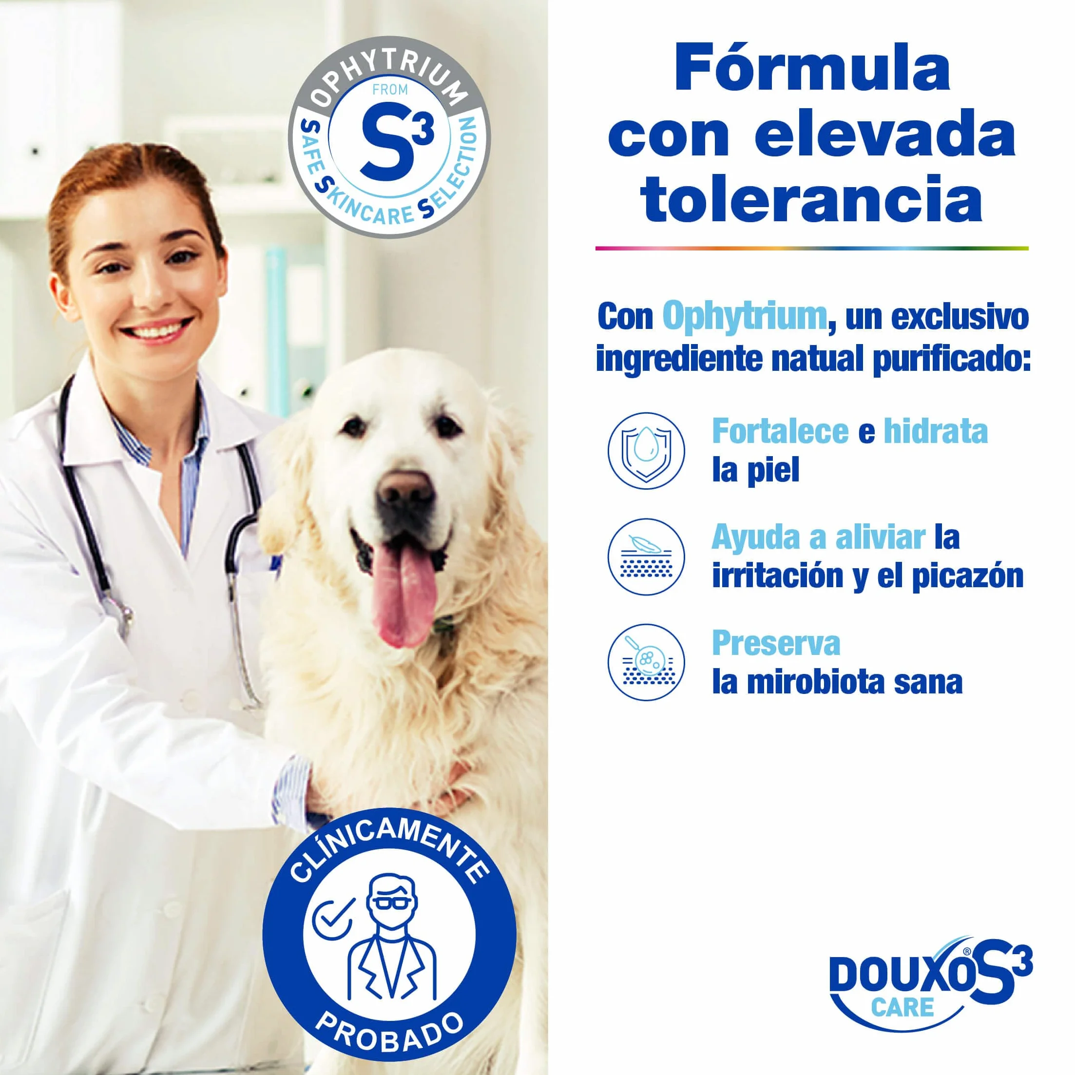 Douxo S3 Care - Loción Auricular para Perros y Gato - Higiene - Uso frecuente (120 ml)