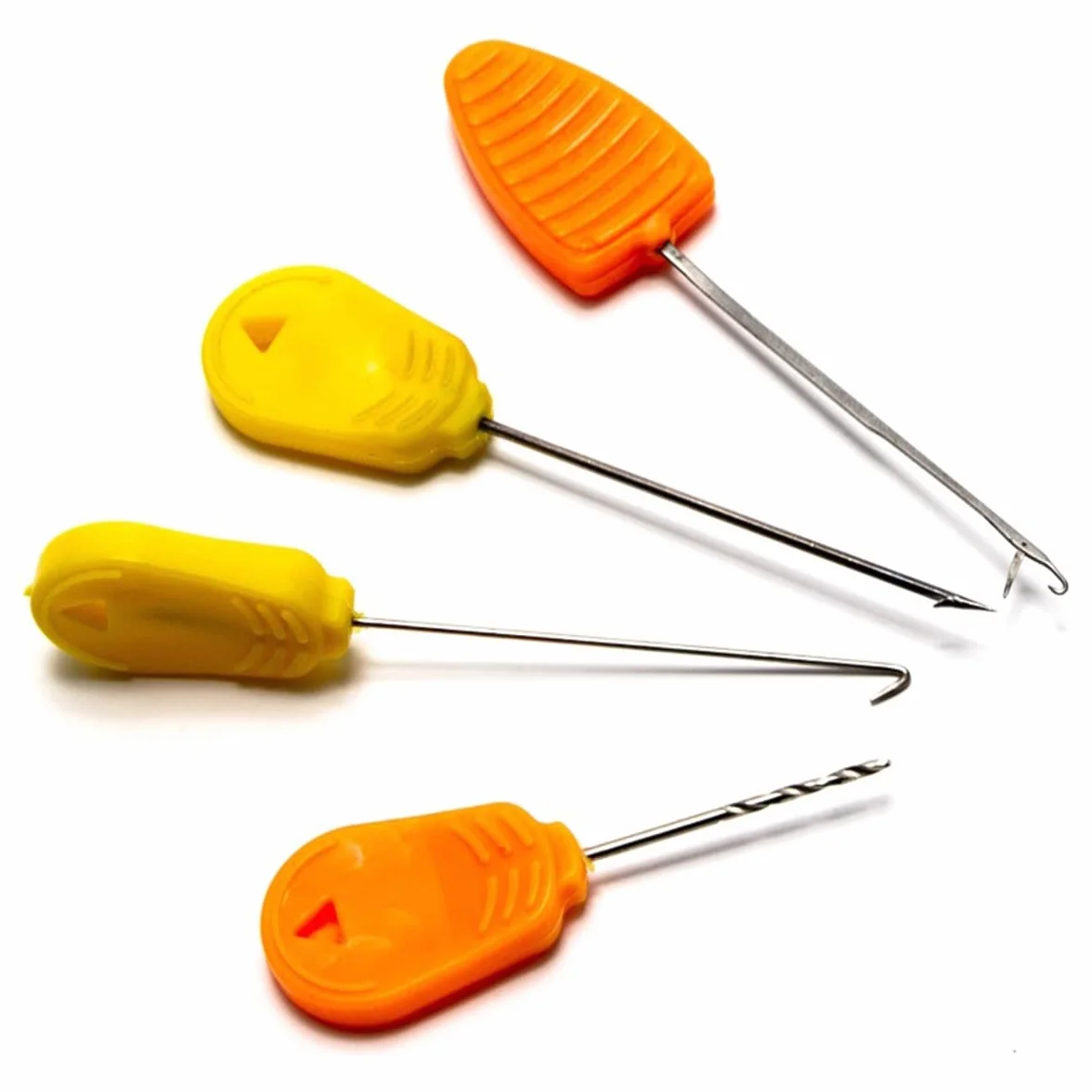 Alfombrilla plegable para pesca de carpas, 4 piezas, con agujas de cebo