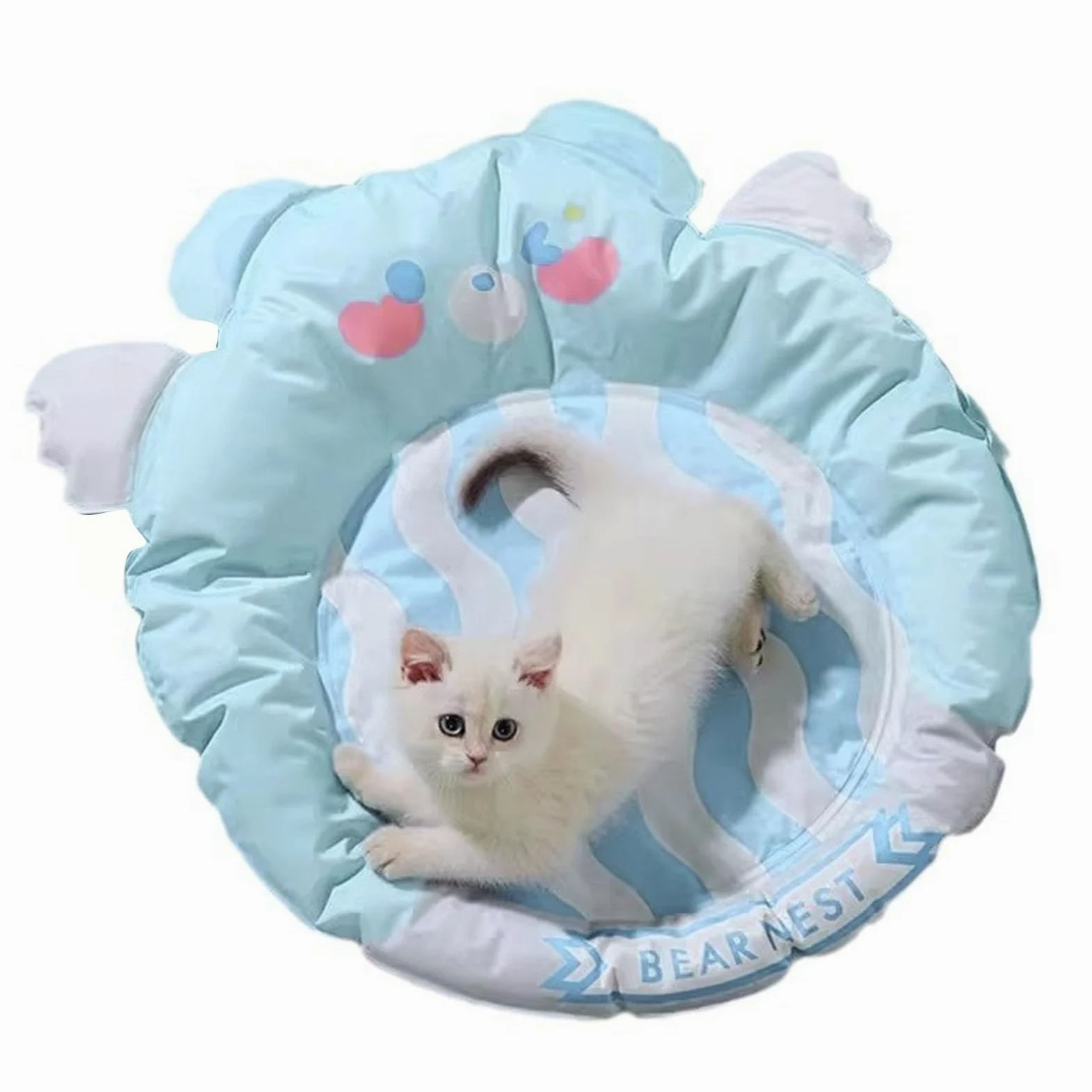 Alfombrilla de verano para mascotas, antideslizante, suave, duradera, relajante, favorece el sueño, almohadilla de refrigeración para perros y gatos (S)