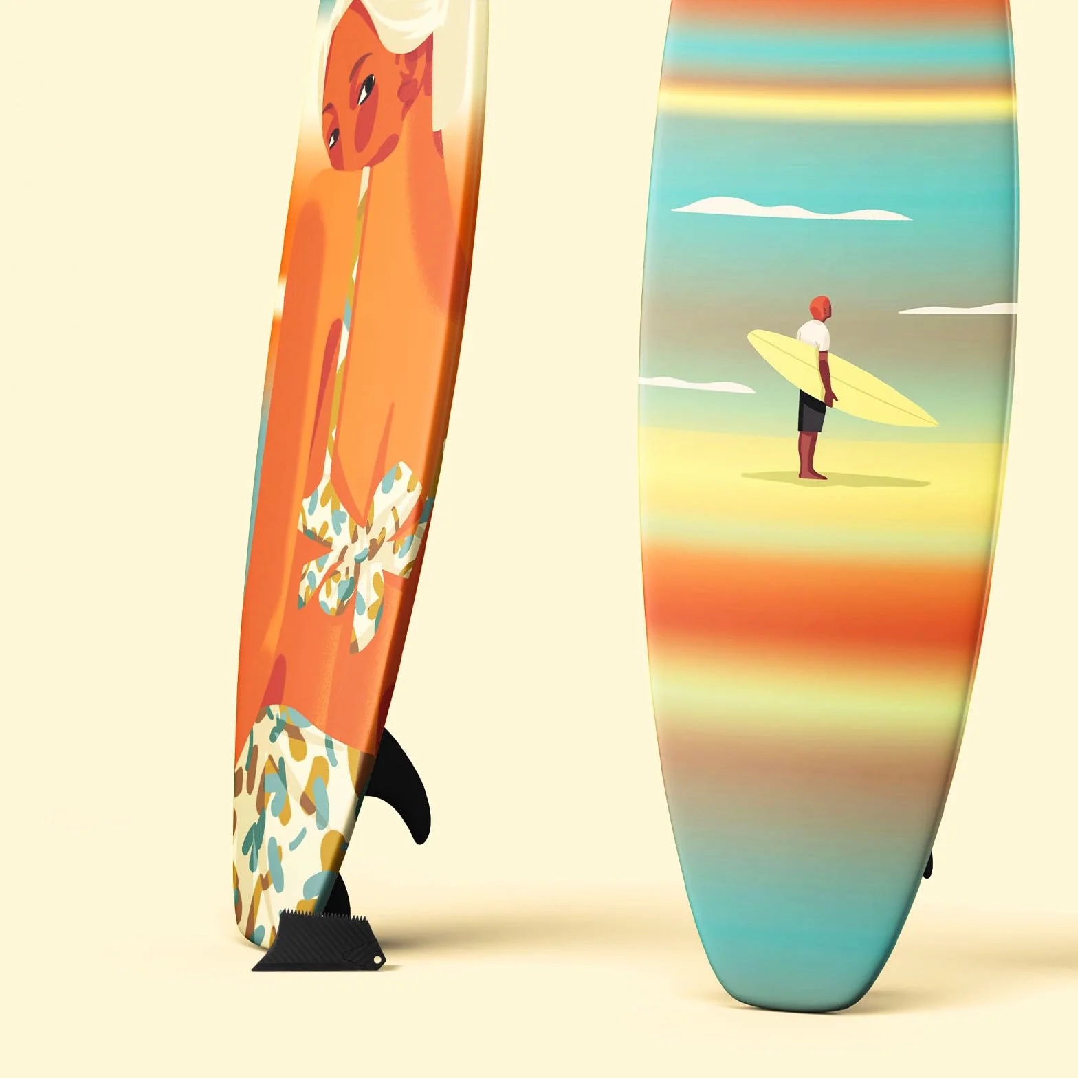 Peine Trapezoidal para Cera de Tabla de Surf con Textura de Carbono, ABS Resistente