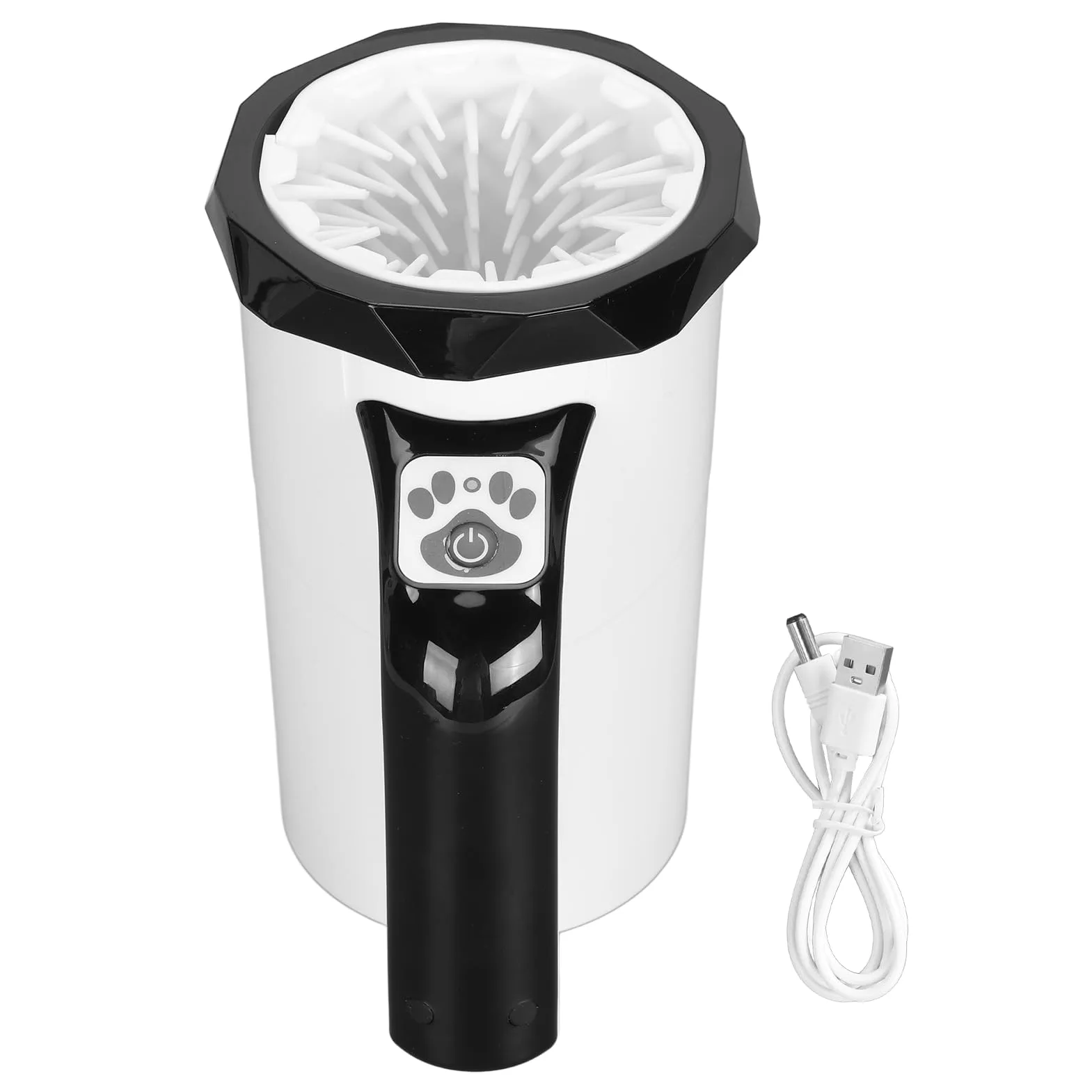 Limpiador rápido de Patas para Mascotas sin necesi Limpiador de Patas for Perros con Potente Mango Recargable y Control for Grandes