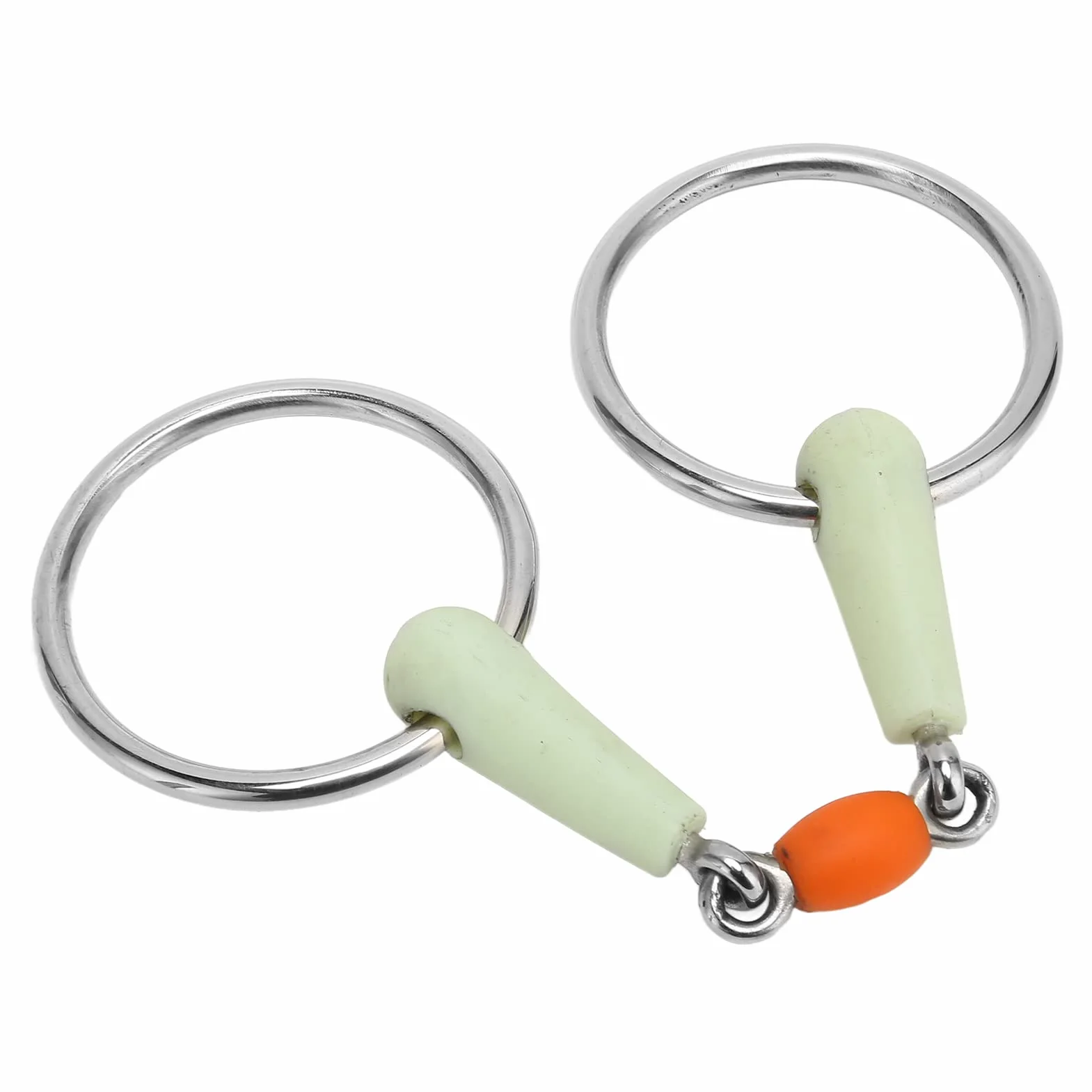 Bocado para Caballo, Fácil de controlar. Previene Las mordeduras. Superficie Lisa Envuelta en Goma. Un Bocado Cómodo para Tu Caballo. Anillo de Acero Inoxidable. Duradero para
