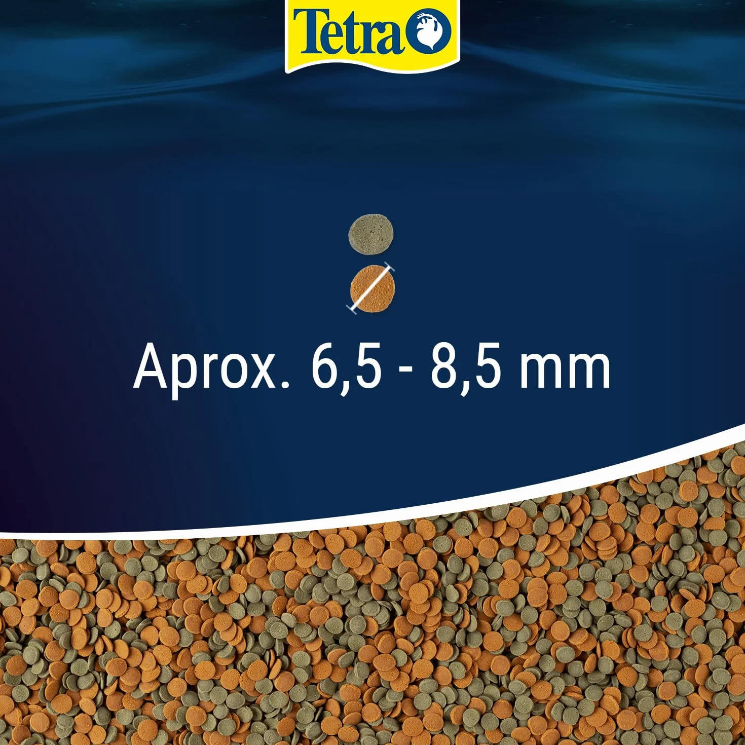 Tetra Wafer Mix – Alimento para todos los peces de fondo (por ejemplo, siluros) y crustáceos, para el crecimiento saludable y la vitalidad, bote de 100ml
