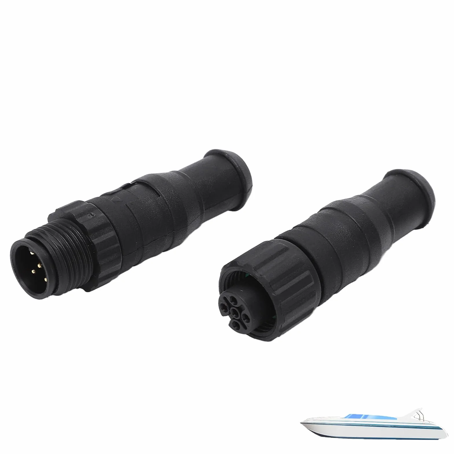 NMEA 2000 terminadores set 2pcs resistencia terminal marino IP67 M12 5 PIN compatible Lowrance Simrad