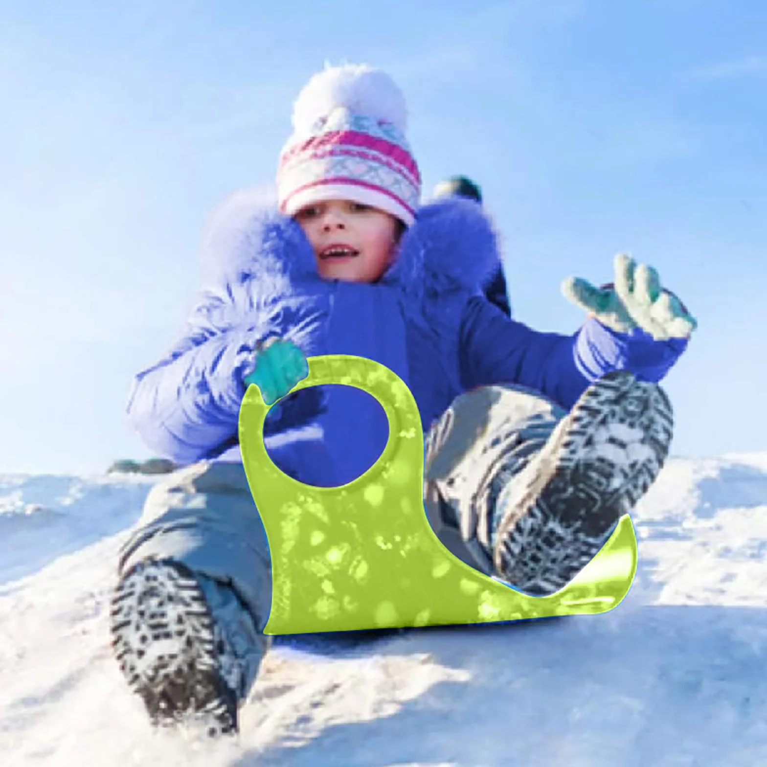 Tabla de trineo de nieve para adultos y niños al aire libre