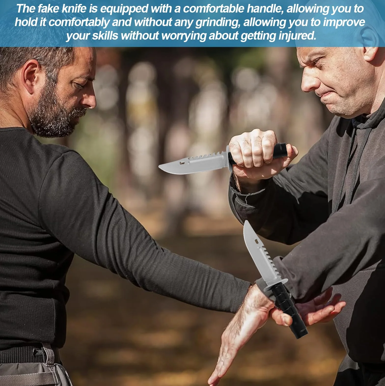 5 Piezas Cuchillos de Entrenamiento de Goma para Actuaciones Escolares