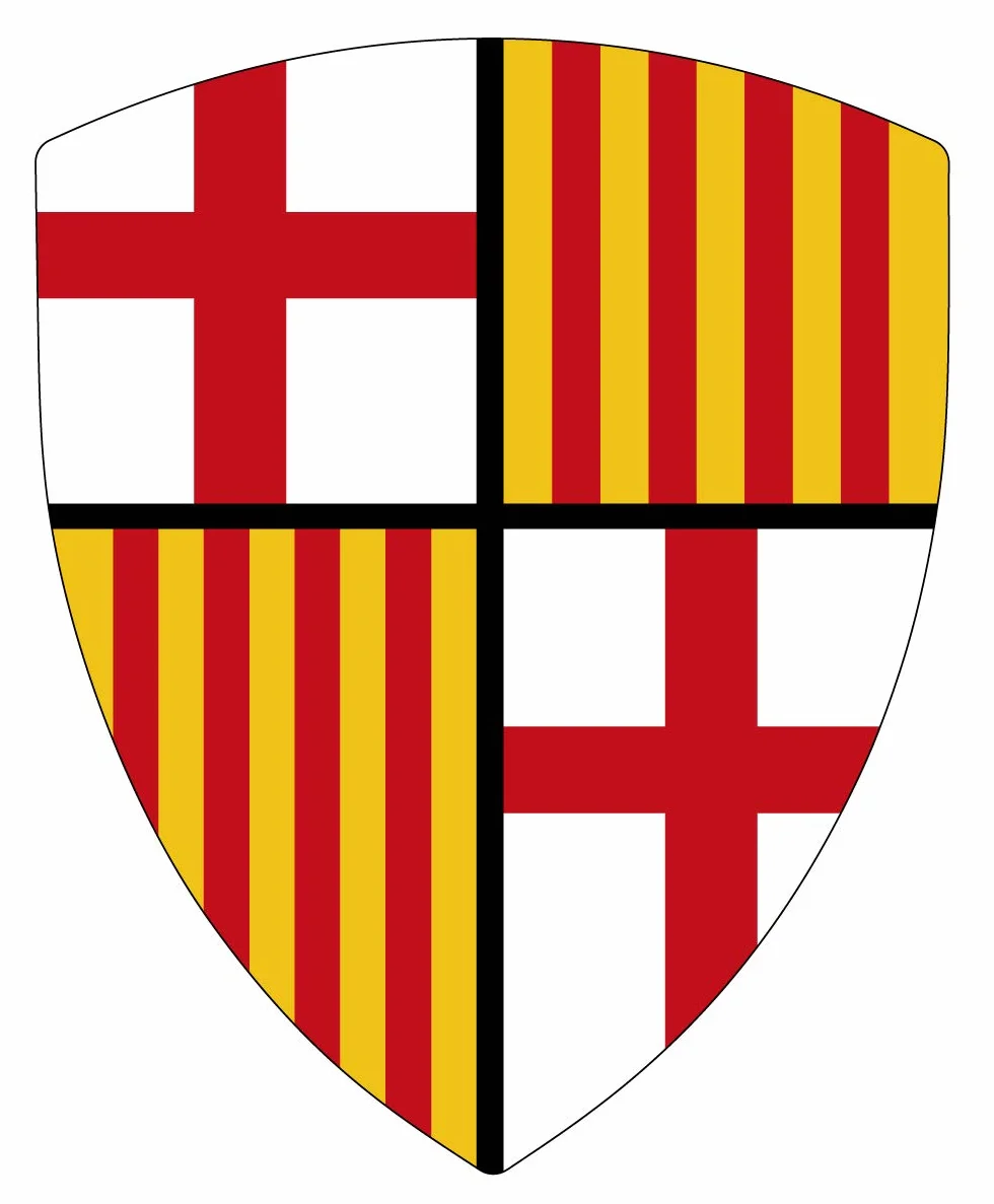 Naklejka Escudo pico Barcelona 40x60 mm