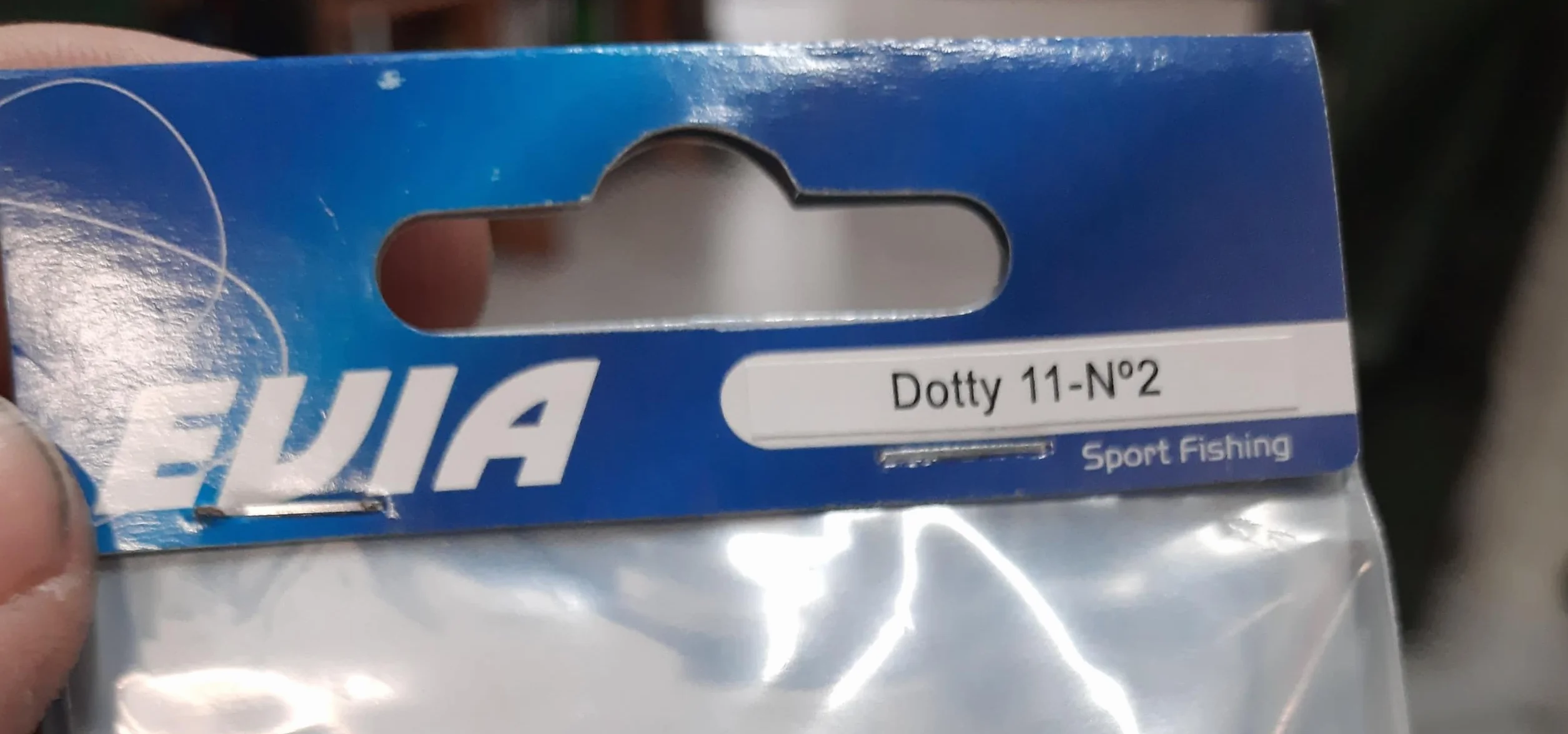 Cucharilla de Pesca EVIA Dotty 11-2 4,5GR 5 Piezas Puntos Rojos