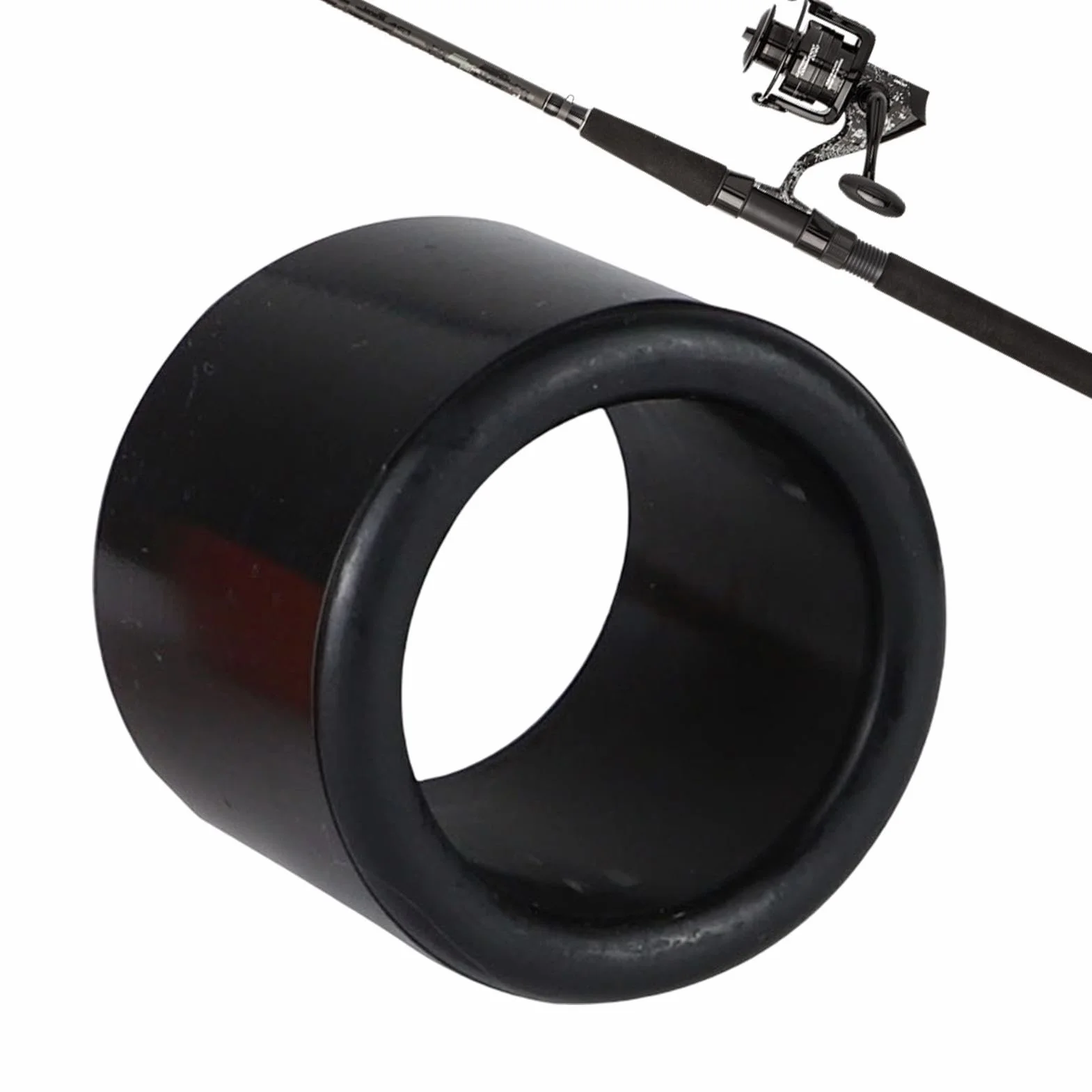 Tapones para tubo de caña de pescar 40 mm silicona cubierta protectora antipolvo
