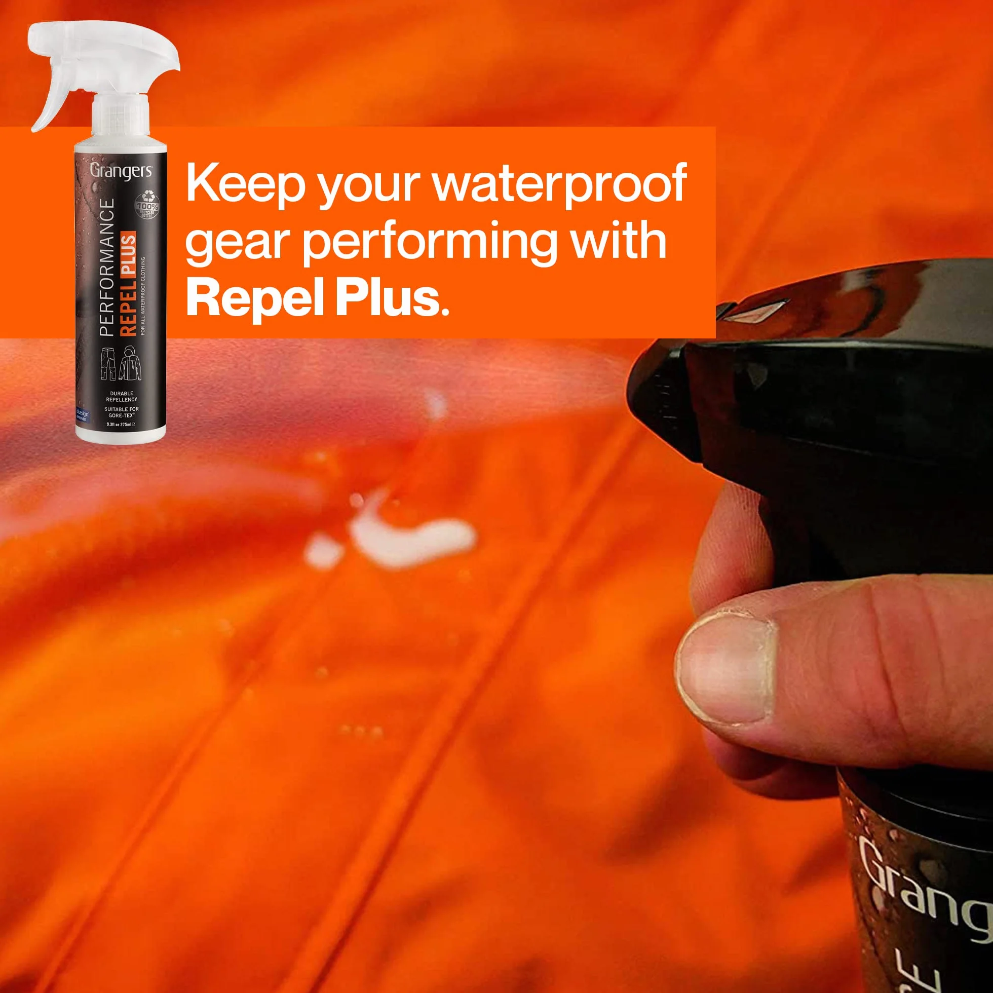 Grangers Performance Repel Plus 500ml Spray-on Waterproofer for Outdoor Clothing