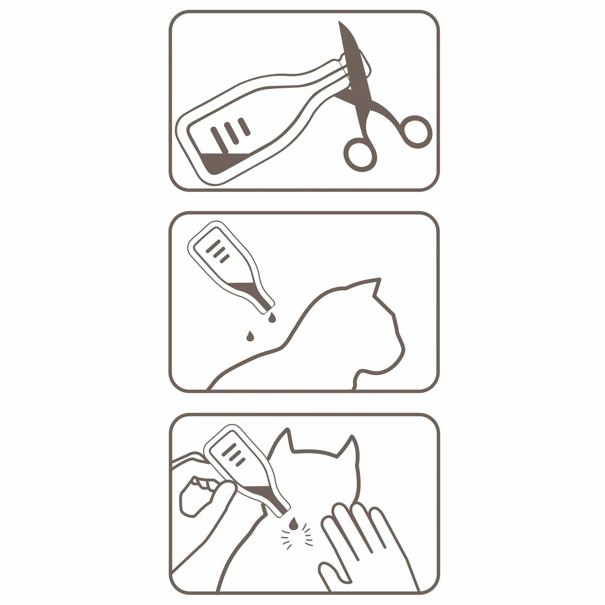 BEAPHAR FIPROTEC 50 MG Solution Spot-on pour Chats À Base de Fipronil Tue Les Puces et Les Tiques à l'application Traitement Antiparasitaire pour Chat dès 8 Semaines 4 Pipettes de 0,50 ML