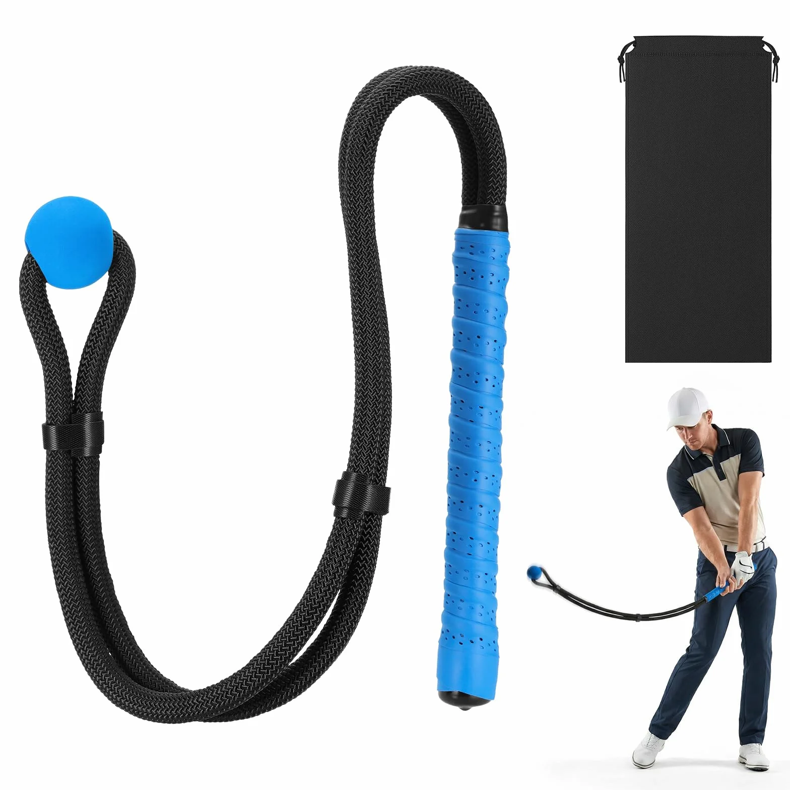 Starvortex Ayuda para Entrenamiento del Swing de Golf, Equipo de Entrenamiento de Golf