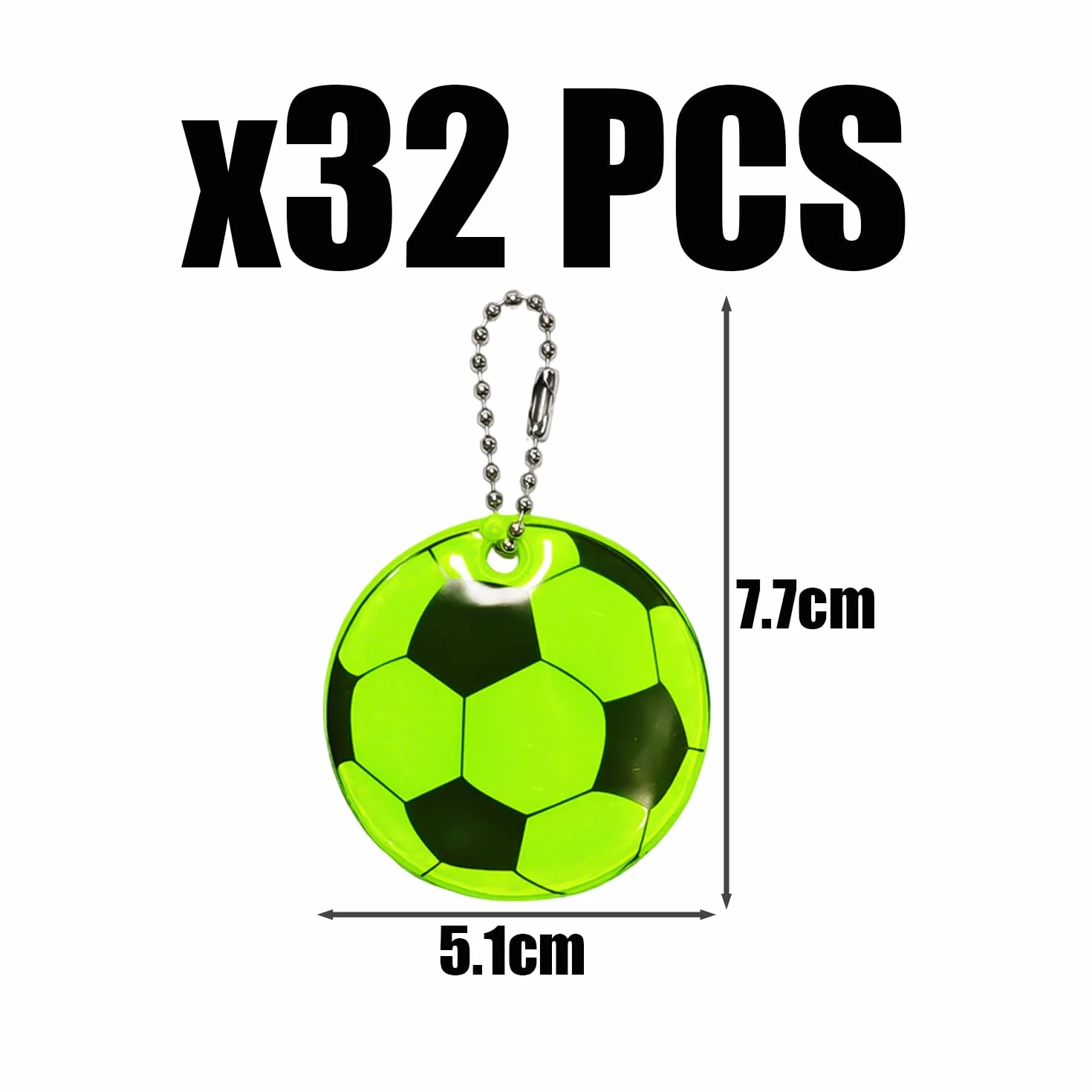 32 Coles De Fútbol Seguidores De Reflexión Creativa Regalos De Fiesta Envases De Espalda Accesorios