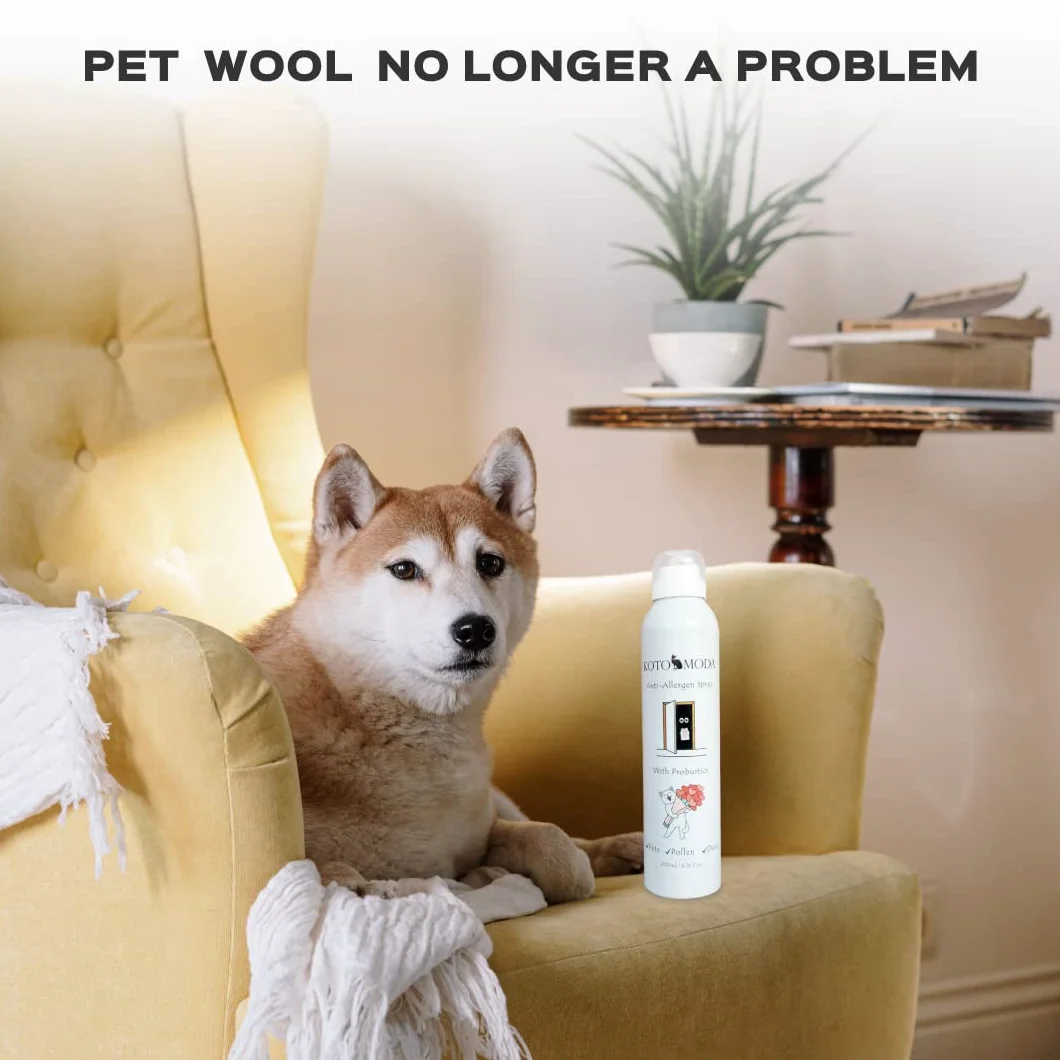 Spray Probiótico Antialérgico para Dueños de Gatos 200 ml — Neutraliza el Alérgeno Fel d 1 en Alfombras, Sofás y Ropa de Cama — Seguro para Gatos, Perros y Niños — Fórmula Biotecnológica