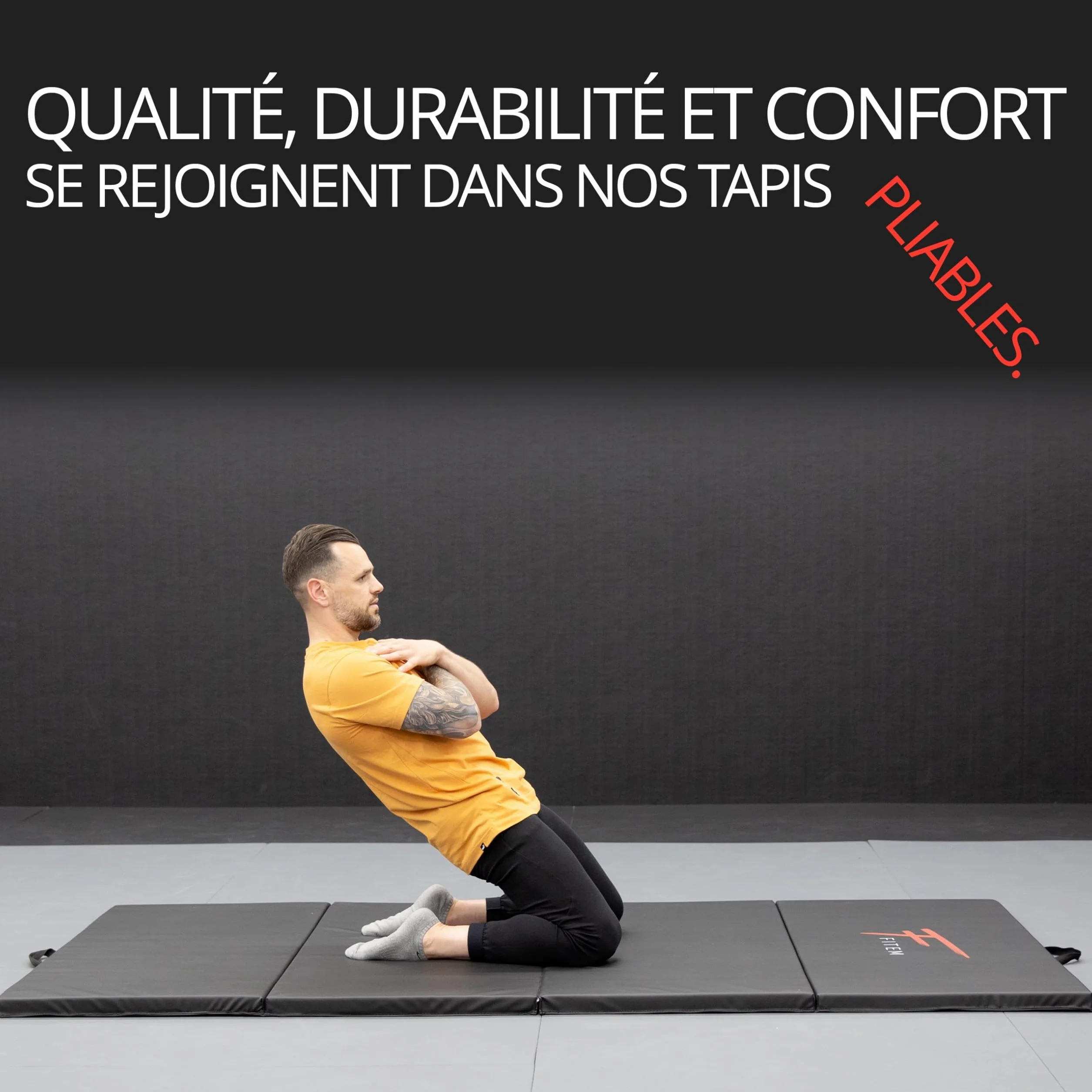 Colchoneta para gimnasia gruesa 240x120x4 cm 180x60x4 cm con asas de transporte yoga fitness