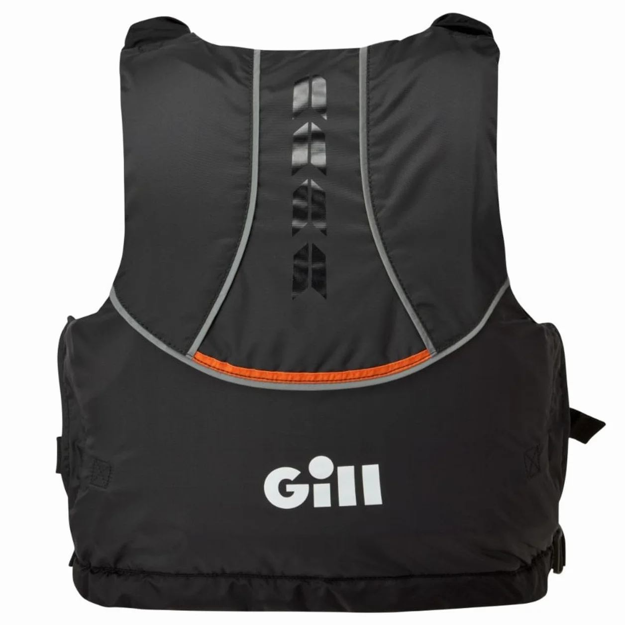 Gill Junior Pro Racer Side Zip 50N Kayak Dinghy Sailing PFD Buoyancy Aid - Negro Naranja