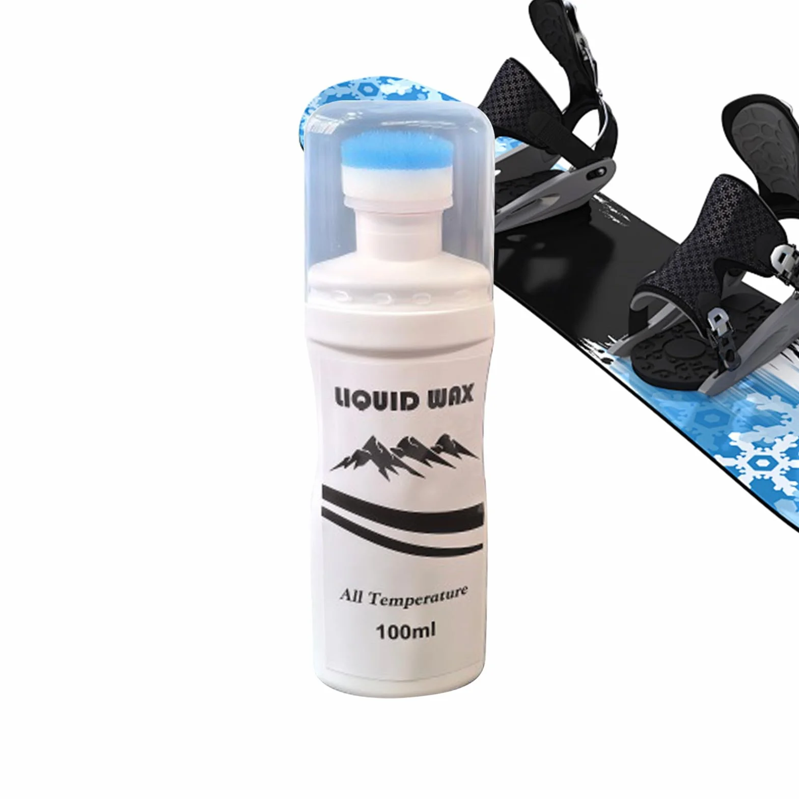 Pasta para Snowboard Todas Las Temperaturas 100ml De Carreras Fácil De Aplicar Esquí Deportes Invierno