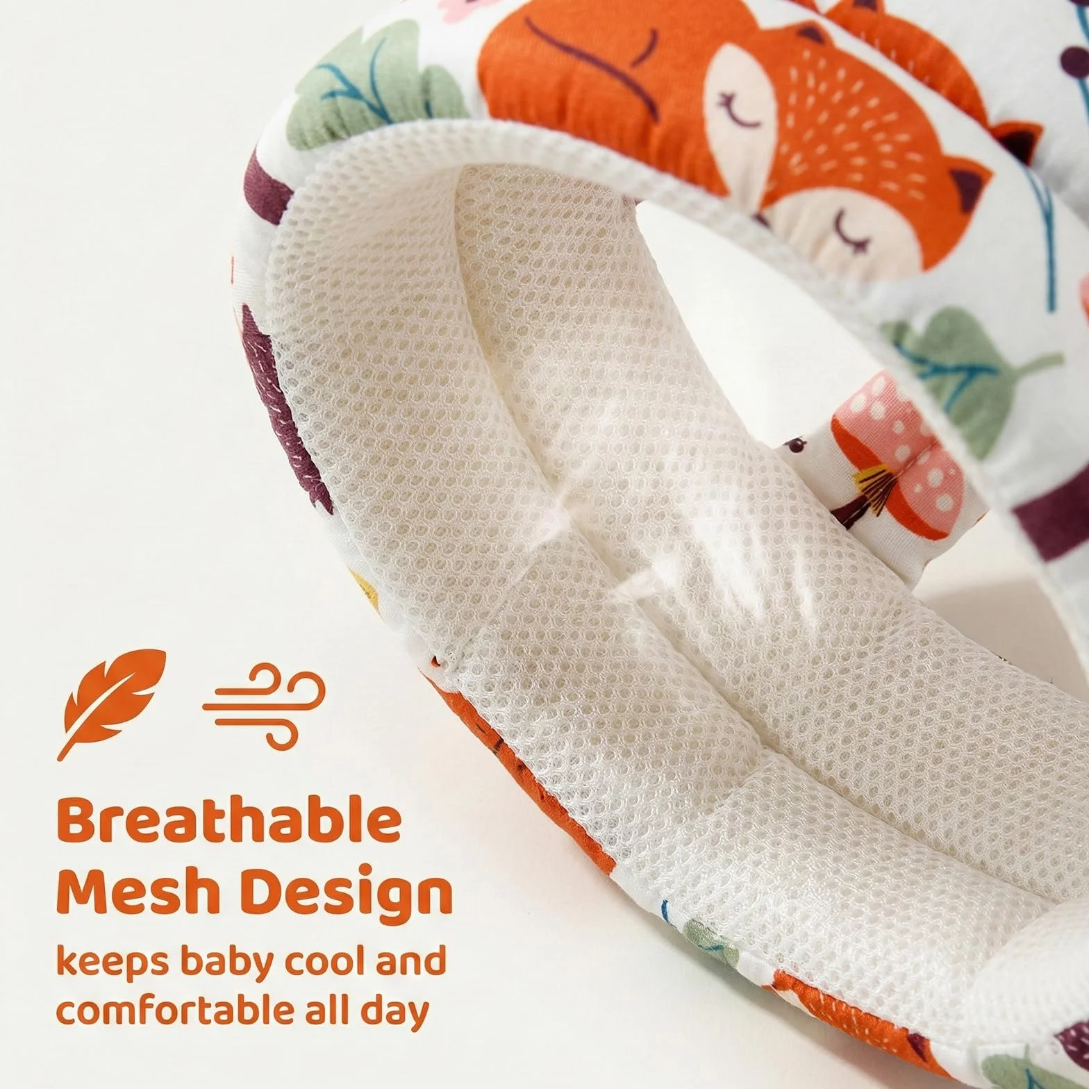 Casco Protector Ajustable y Transpirable Anti-Caídas para Bebés 6-36 Meses