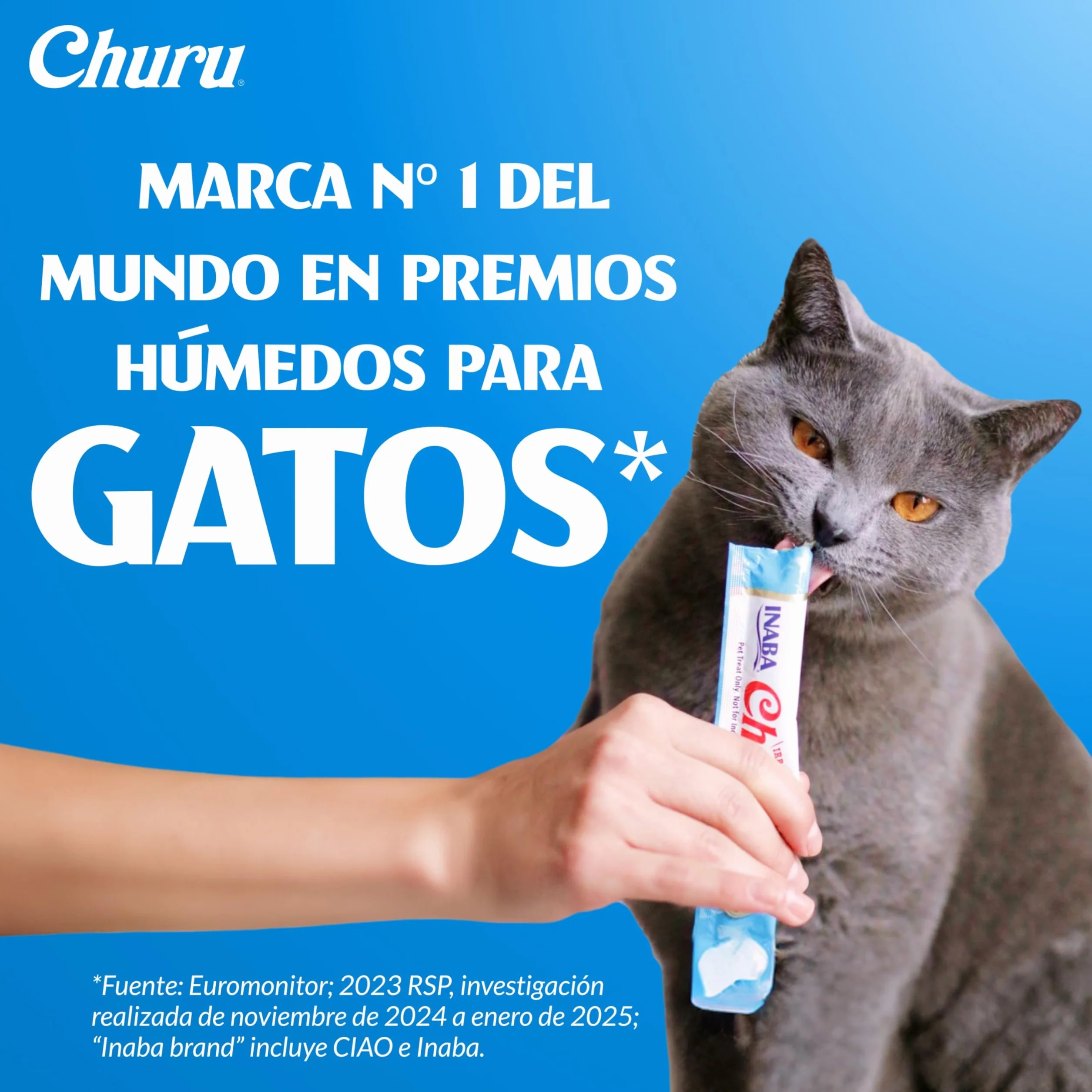 INABA Churu Gatos - 6 Recetas de Snacks Saludables a Base de Atún y Pollo - Deliciosos Premios con Textura Suave y Cremosa - Natural, Sin Cereales, Sin Colorantes - 1,68kg (120 Tubos x 14g)