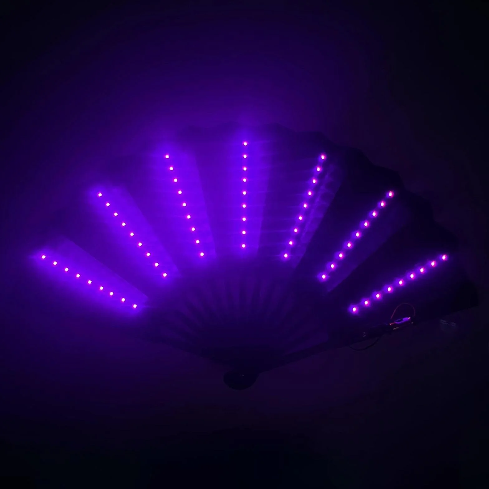 Abanico de mano plegable para festivales, ventilador de mano multiusos para viajes, accesorios de carnaval