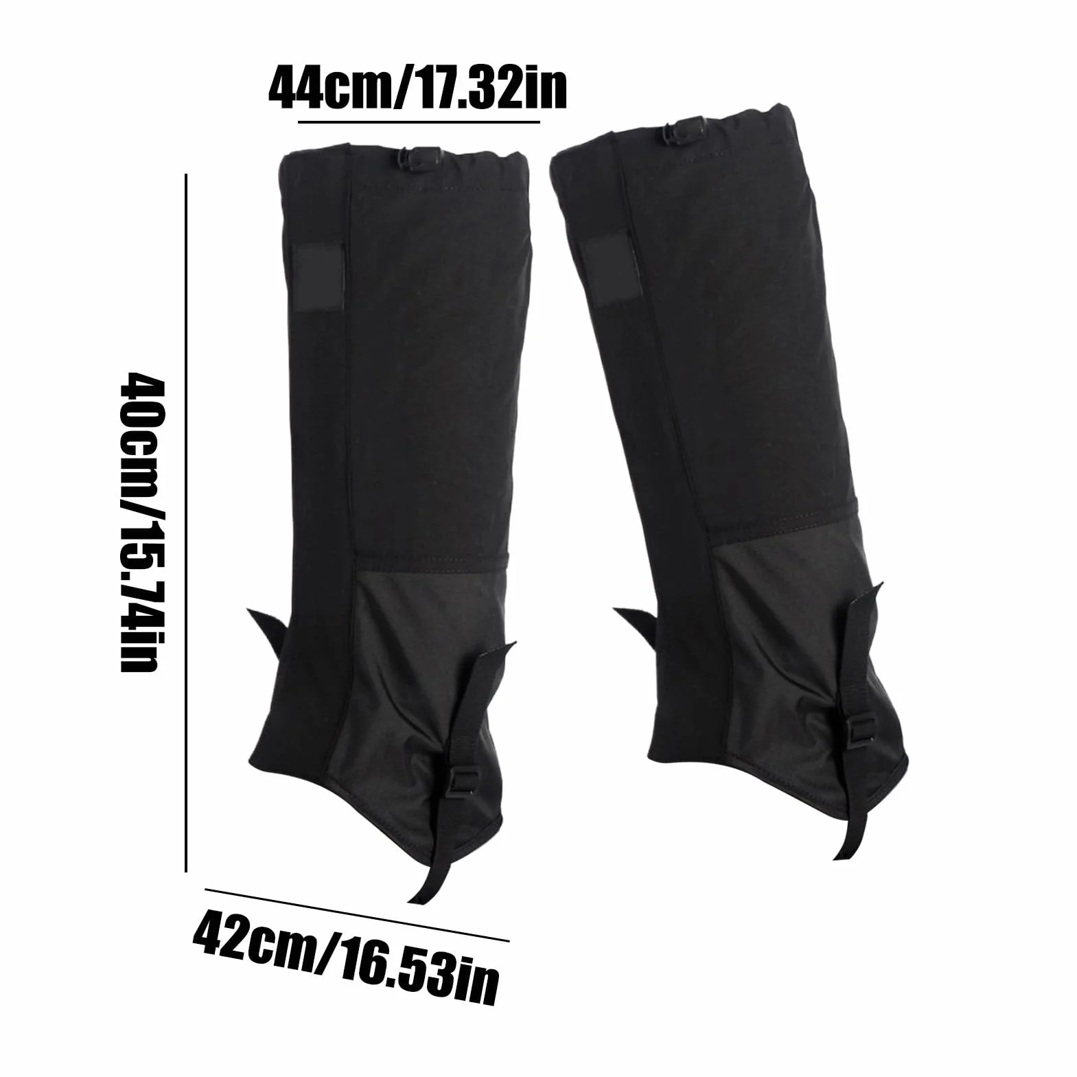Gaiters de serpiente ajustables 44 cm, protección de piernas alto rendimiento