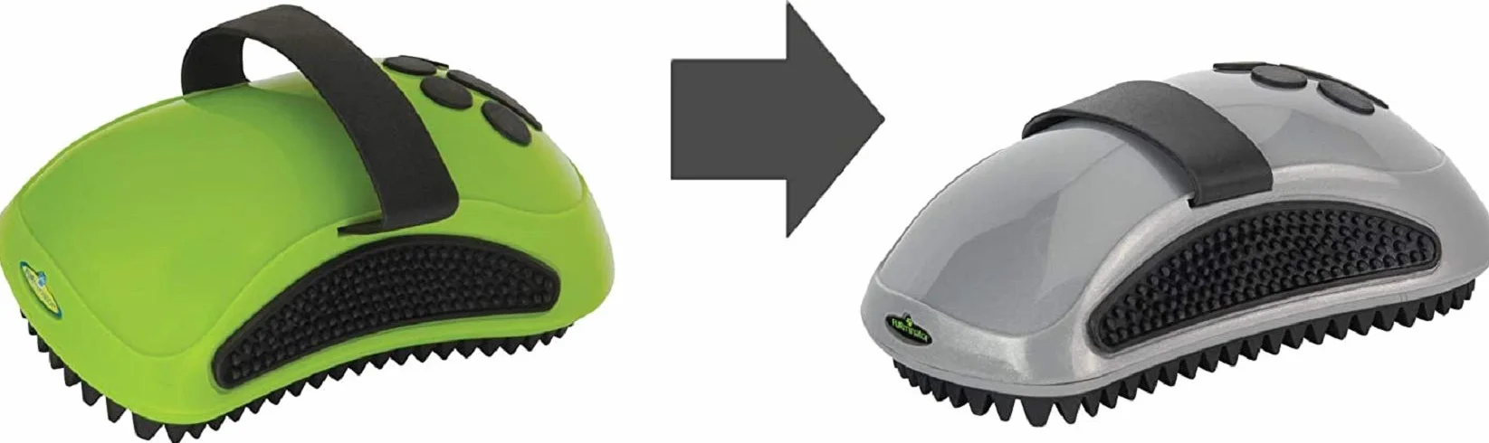 FURminator CurryComb - Peine para perros y gatos (El cepillo para el cuidado del pelaje masajea suavemente la piel - para un pelaje limpio y brillante)