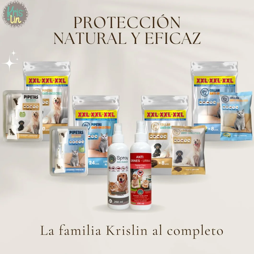 Pipetas Repel para Gatos con Margosa, Geraniol Y Lavandino, contra pulgas, garrapatas e Insectos, Blister con 2 Unidades